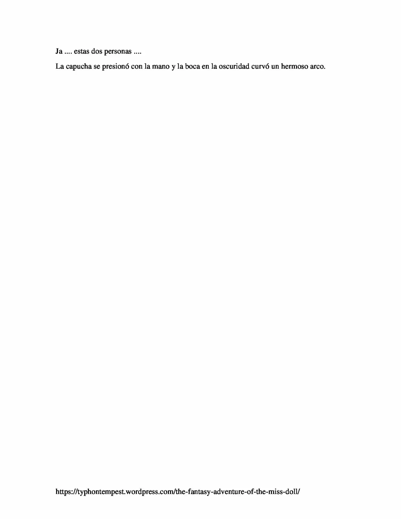 La Aventura De Fantasía De La Señorita Muñeca (Novela) - Capítulo 14 - Página 5 - LectorTMOo