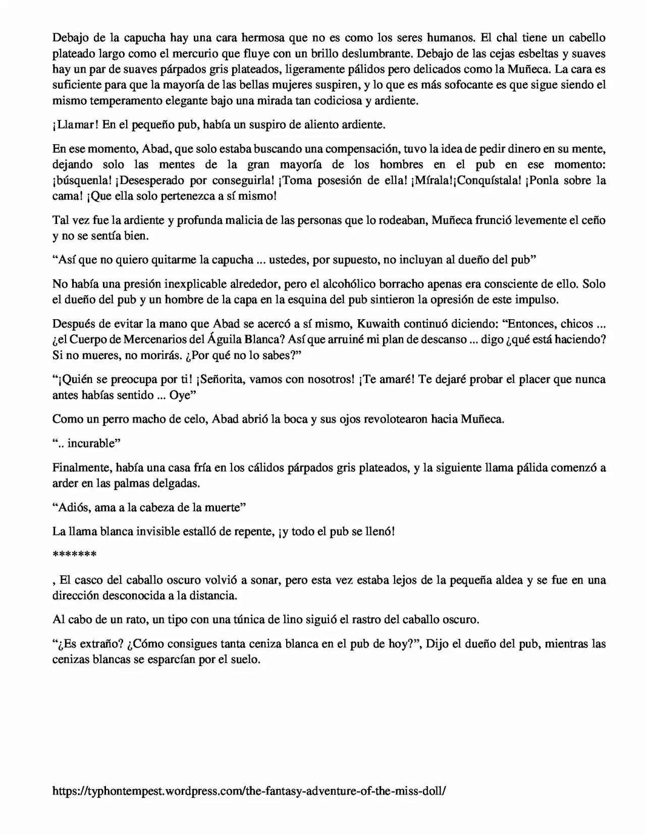 La Aventura De Fantasía De La Señorita Muñeca (Novela) - Capítulo 16 - Página 4 - LectorTMOo