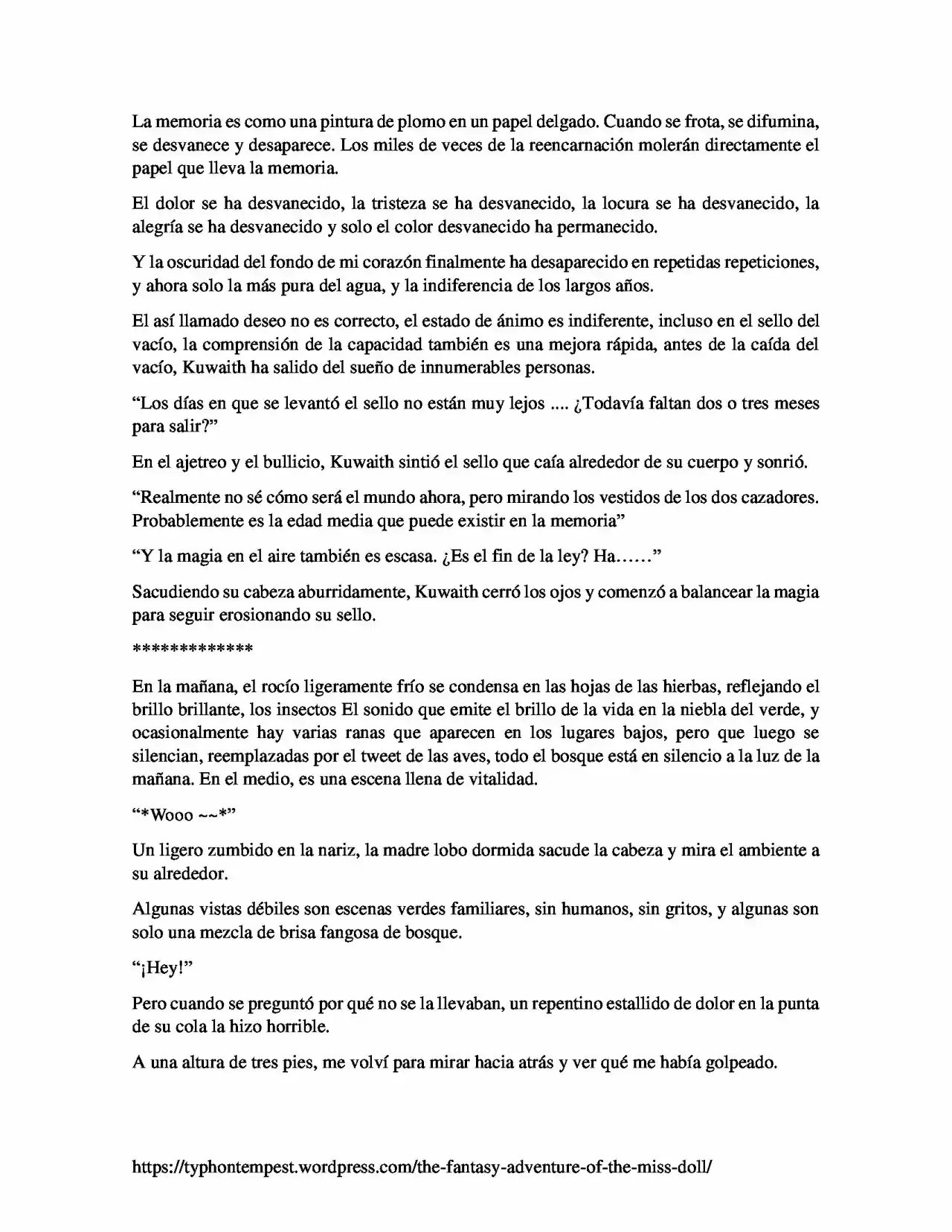 La Aventura De Fantasía De La Señorita Muñeca (Novela) - Capítulo 2 - Página 4 - LectorTMOo