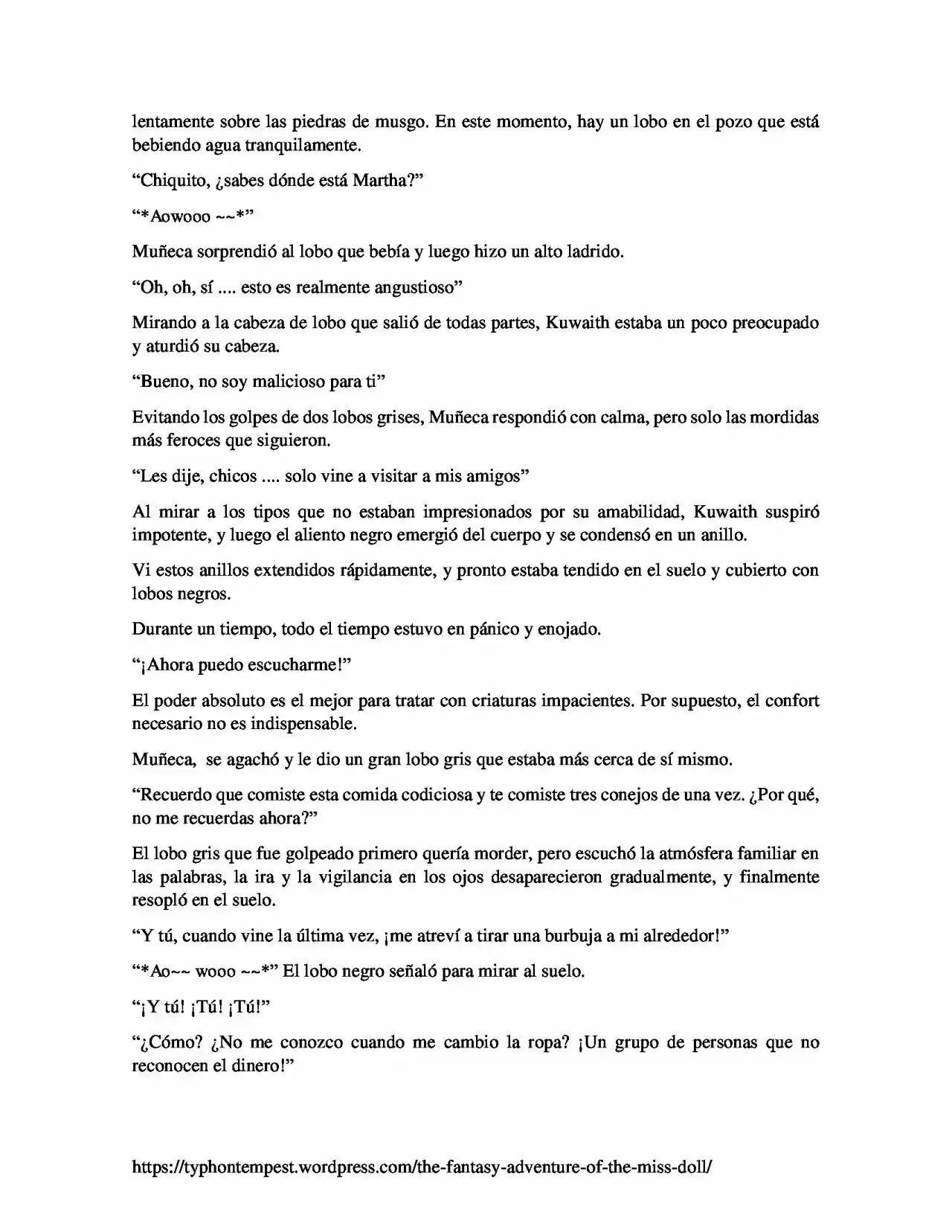 La Aventura De Fantasía De La Señorita Muñeca (Novela) - Capítulo 4 - Página 4 - LectorTMOo