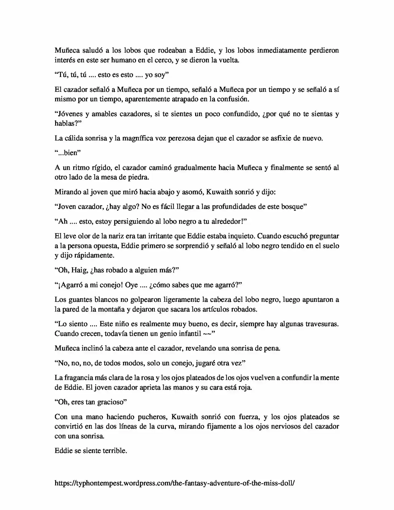 La Aventura De Fantasía De La Señorita Muñeca (Novela) - Capítulo 5 - Página 5 - LectorTMOo