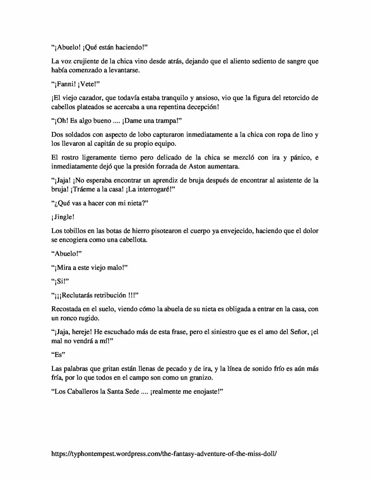 La Aventura De Fantasía De La Señorita Muñeca (Novela) - Capítulo 9 - Página 5 - LectorTMOo