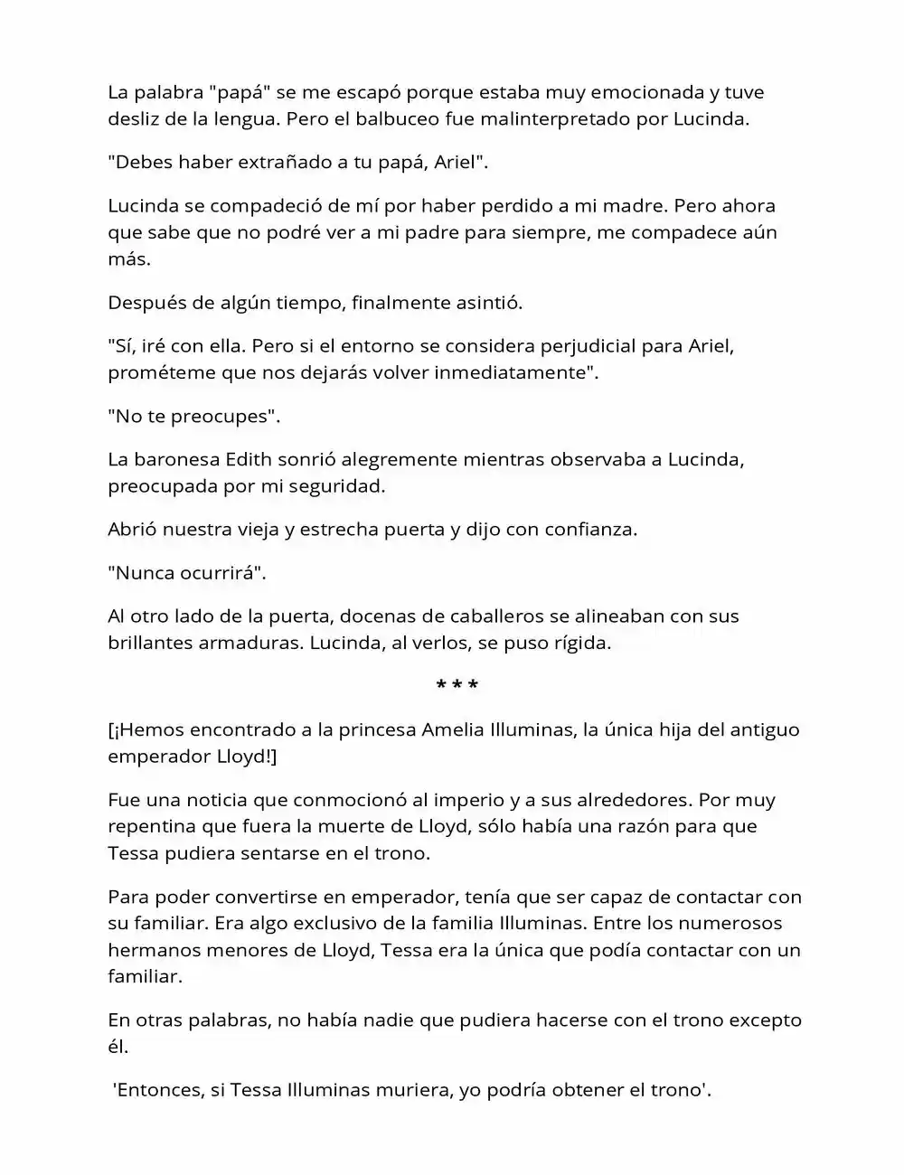 La Bebé Casamentera (Novela) - Capítulo 4 - Página 5 - LectorTMOo
