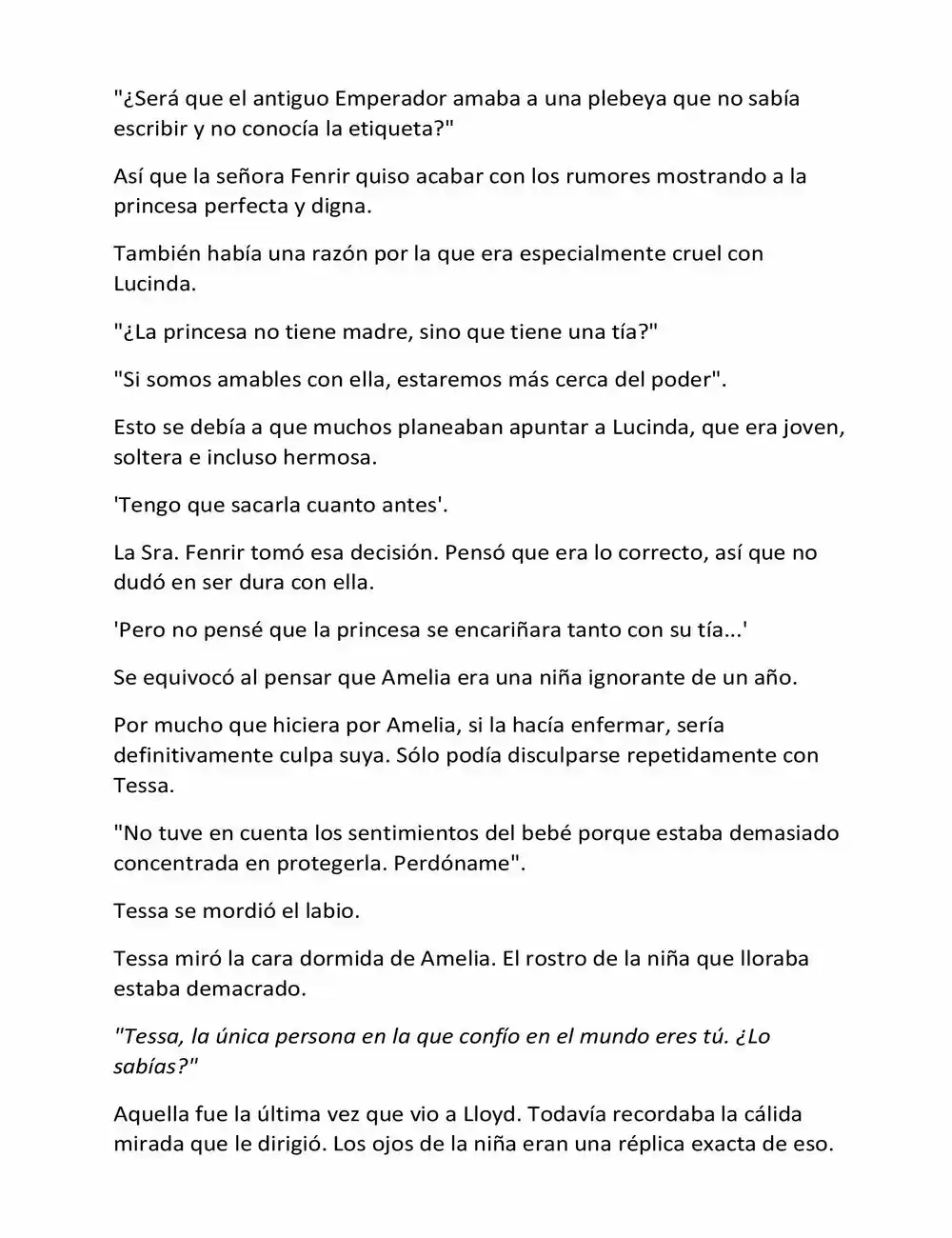 La Bebé Casamentera (Novela) - Capítulo 7 - Página 8 - LectorTMOo