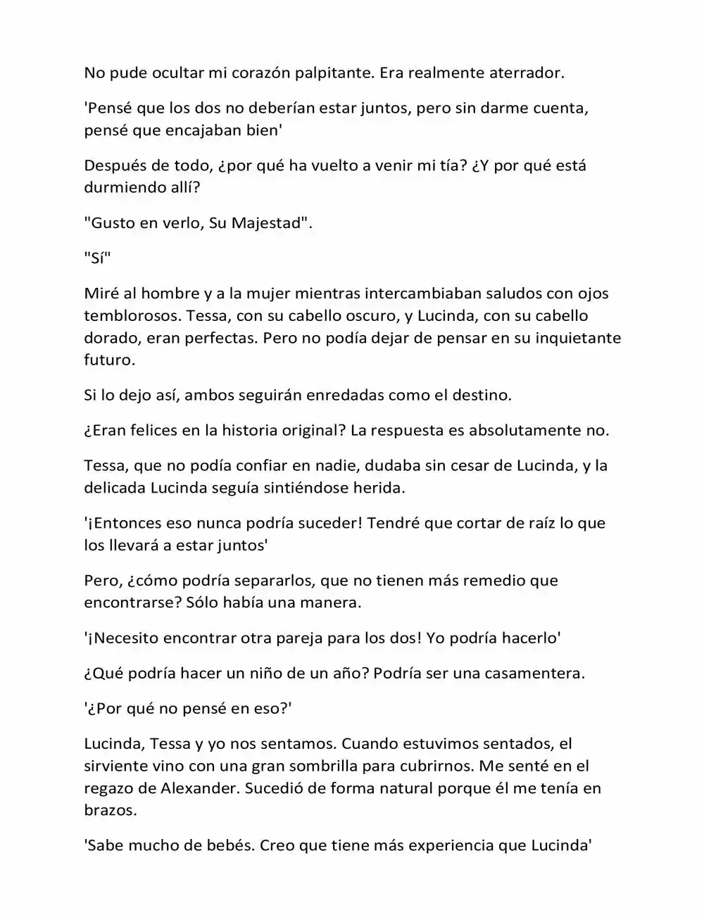 La Bebé Casamentera (Novela) - Capítulo 9 - Página 7 - LectorTMOo