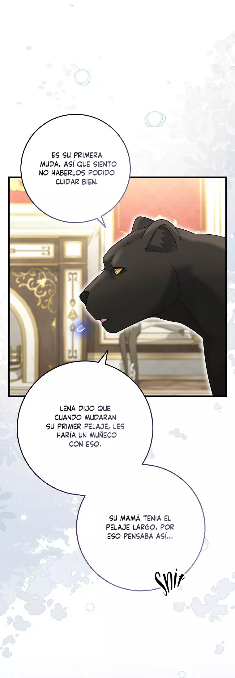 La Bebe Leopardo De Las Nieves De La Familia De Leopardos Negros - Capítulo 52.5 - Página 6 - LectorTMOo