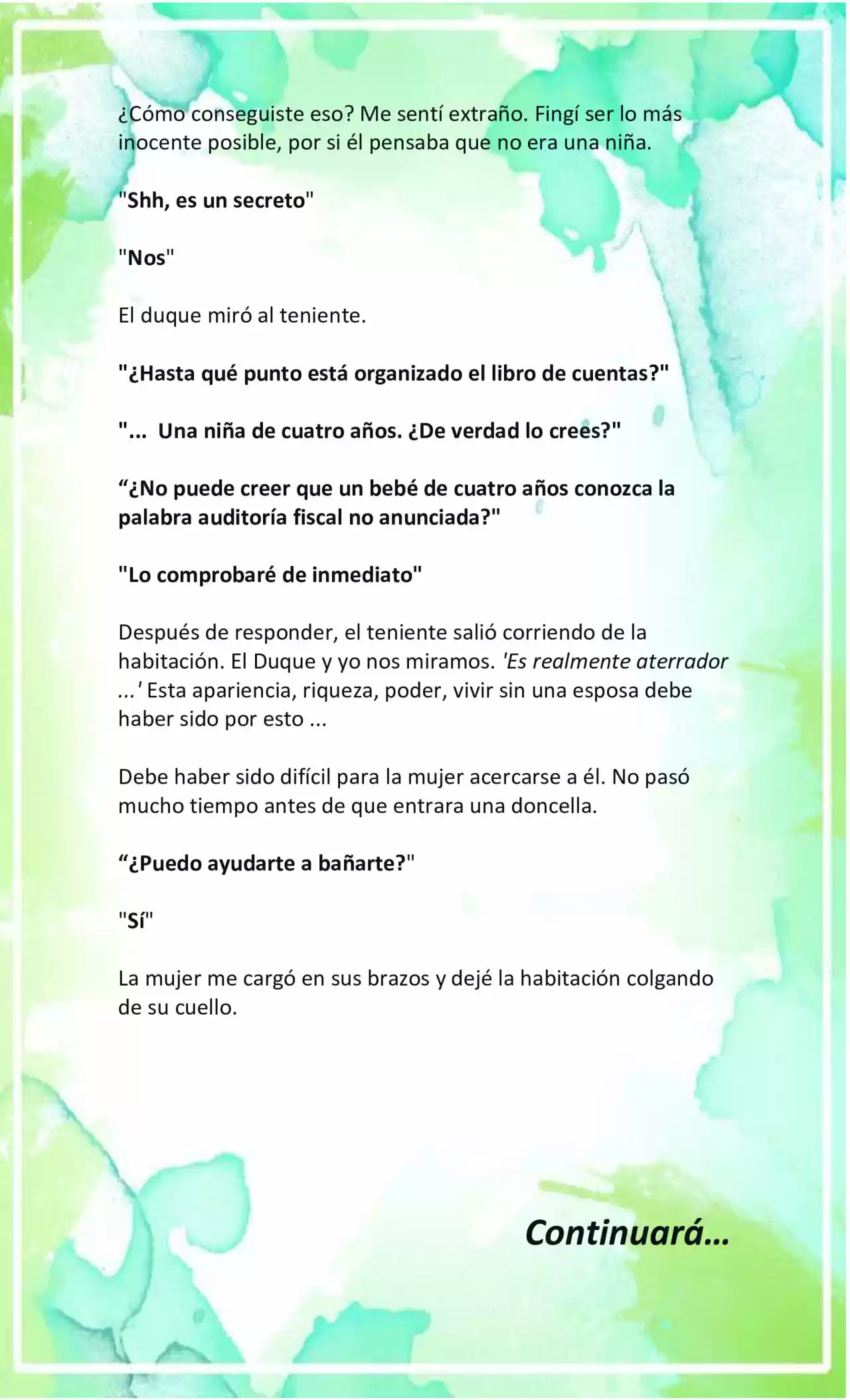 LA BEBE QUE CRIA UN VILLANO (Novela) - Capítulo 1 - Página 7 - LectorTMOo