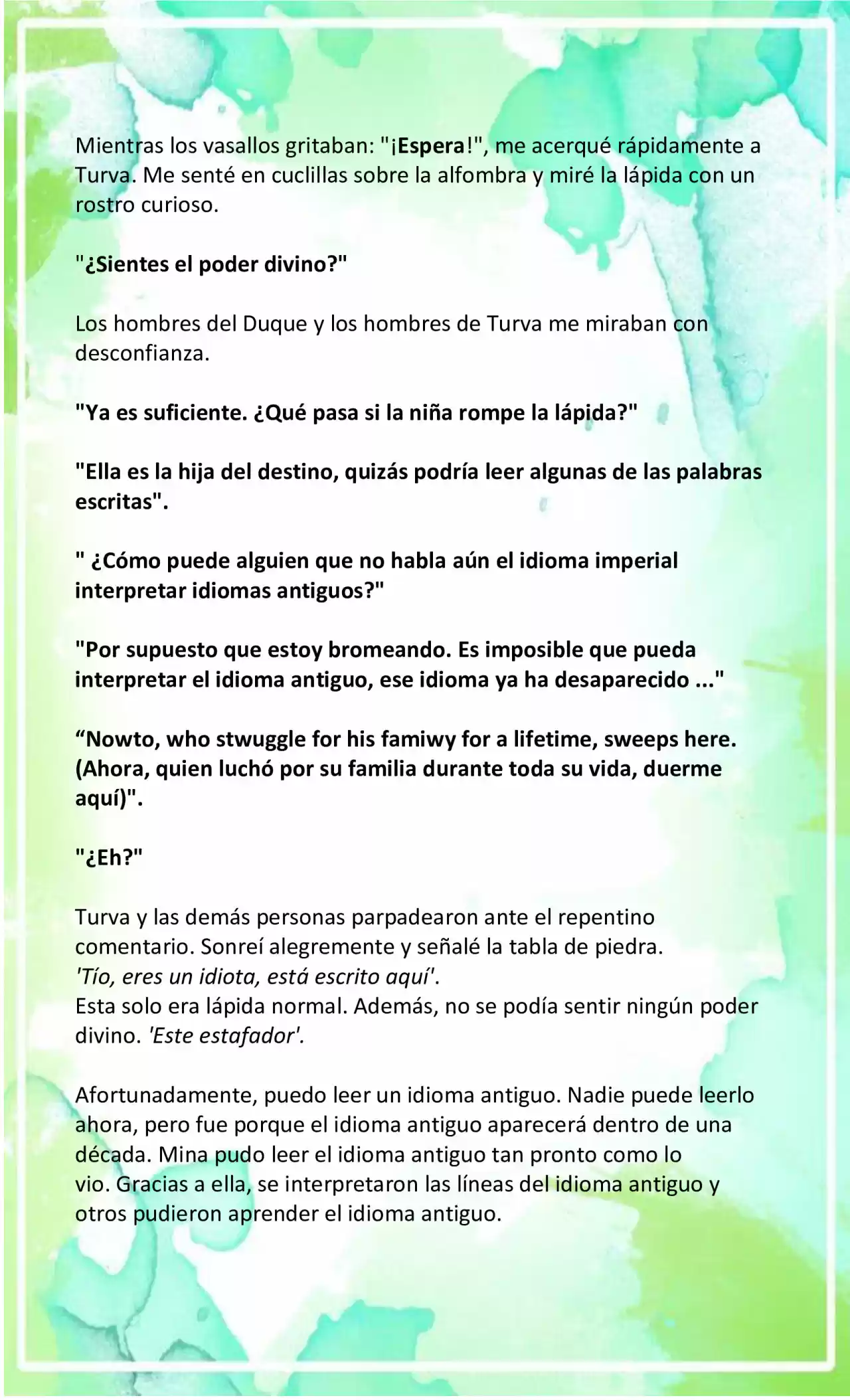 LA BEBE QUE CRIA UN VILLANO (Novela) - Capítulo 10 - Página 5 - LectorTMOo