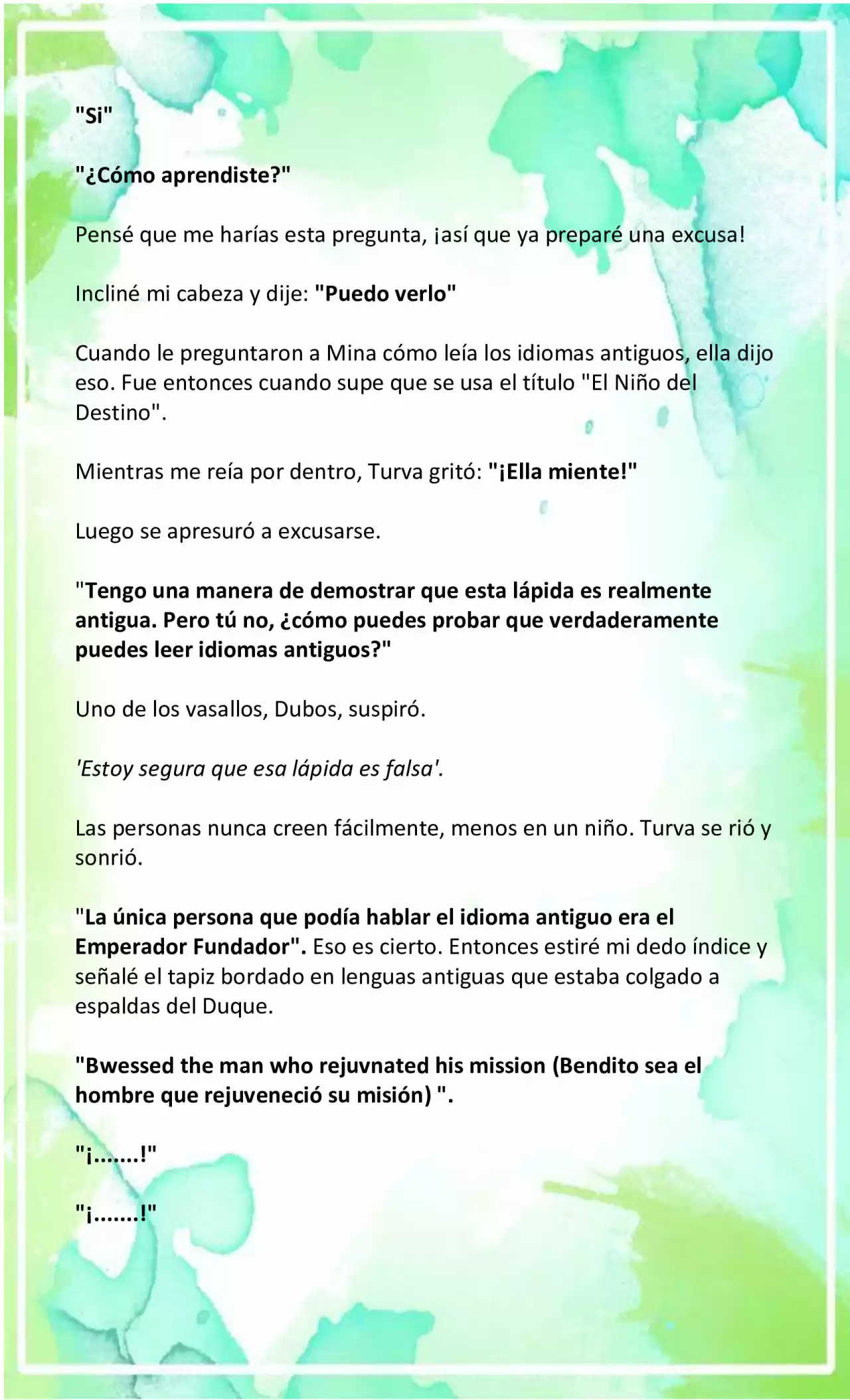 LA BEBE QUE CRIA UN VILLANO (Novela) - Capítulo 10 - Página 7 - LectorTMOo