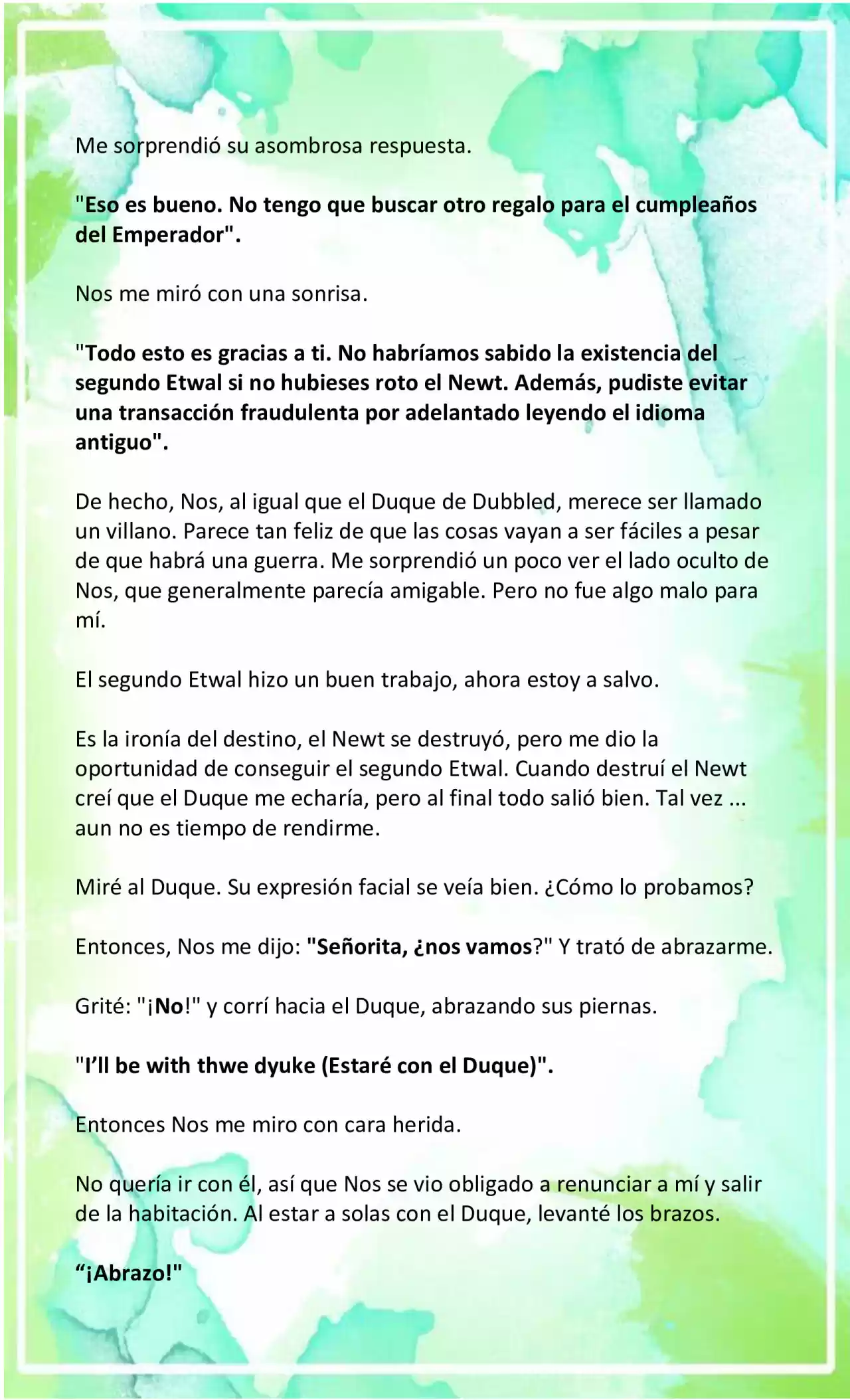 LA BEBE QUE CRIA UN VILLANO (Novela) - Capítulo 11 - Página 5 - LectorTMOo