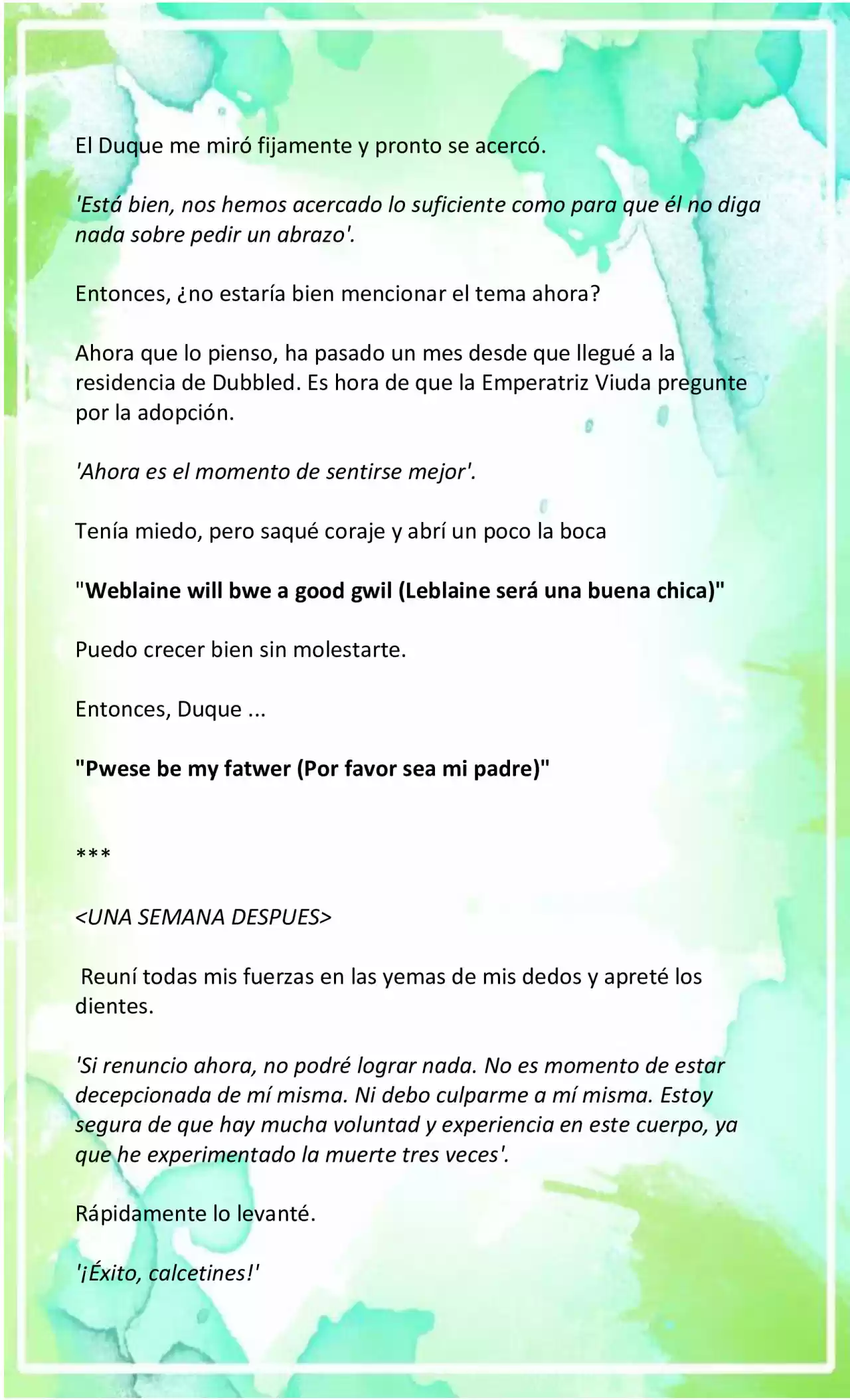 LA BEBE QUE CRIA UN VILLANO (Novela) - Capítulo 11 - Página 6 - LectorTMOo