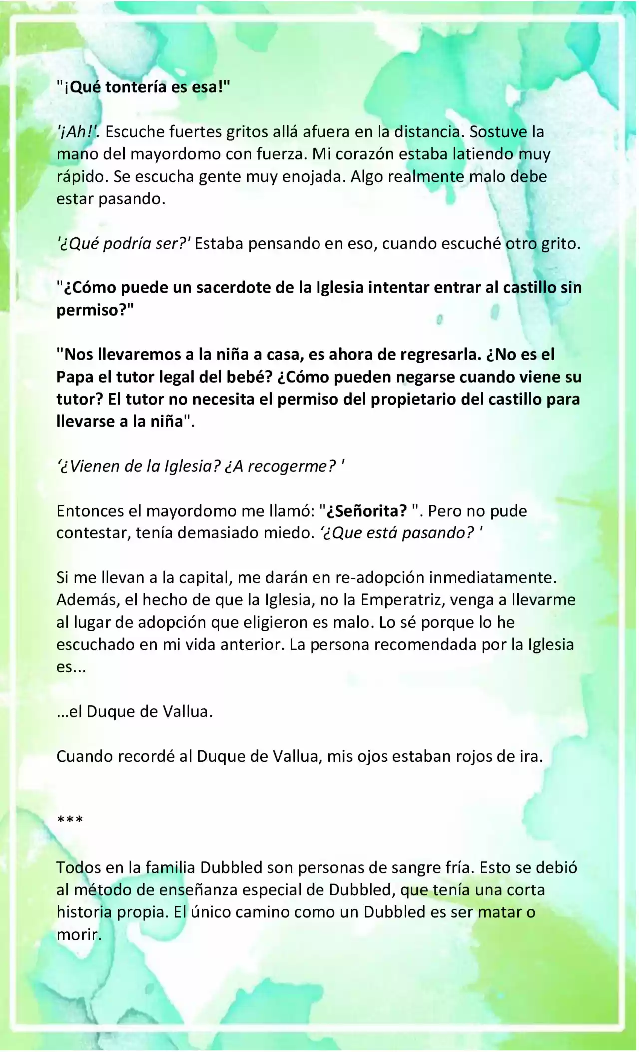 LA BEBE QUE CRIA UN VILLANO (Novela) - Capítulo 12 - Página 4 - LectorTMOo