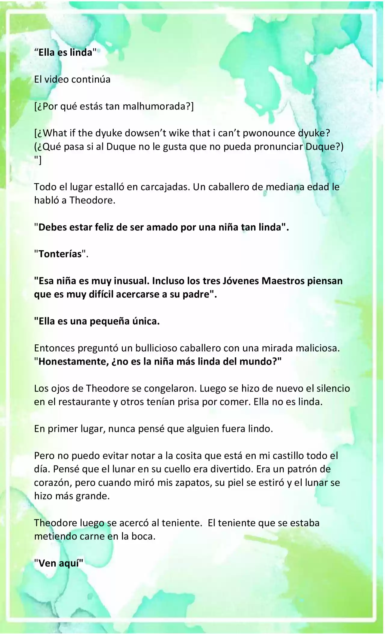 LA BEBE QUE CRIA UN VILLANO (Novela) - Capítulo 12 - Página 7 - LectorTMOo