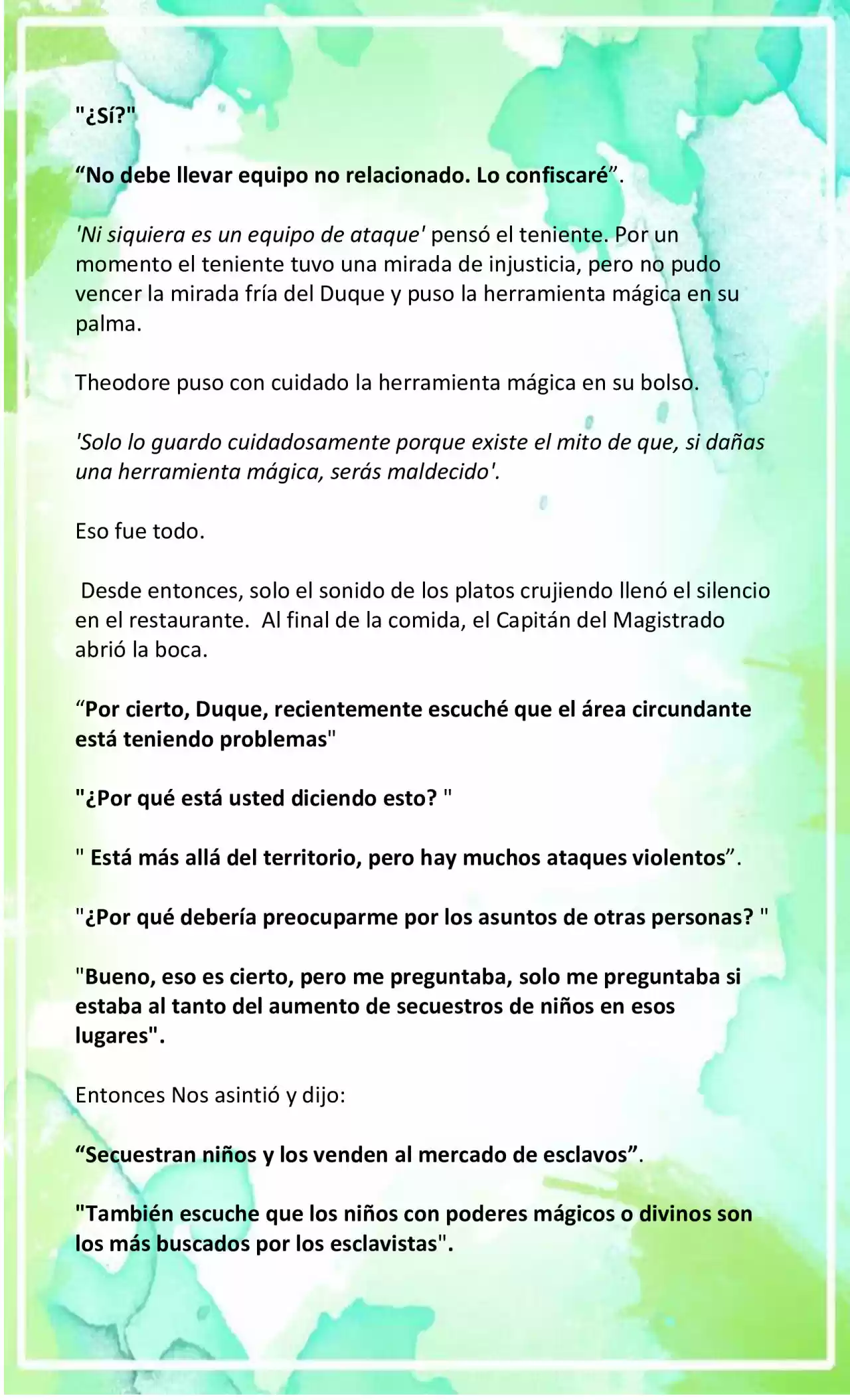 LA BEBE QUE CRIA UN VILLANO (Novela) - Capítulo 12 - Página 8 - LectorTMOo