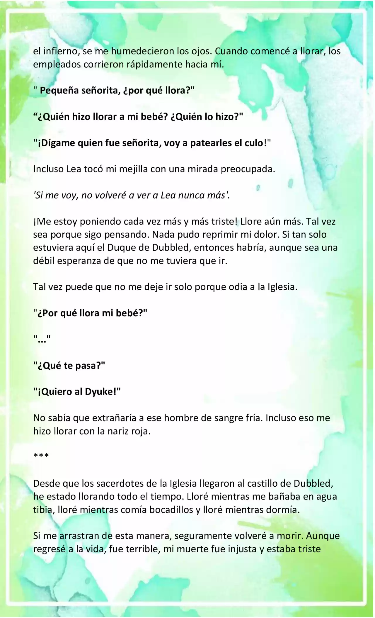 LA BEBE QUE CRIA UN VILLANO (Novela) - Capítulo 13 - Página 7 - LectorTMOo