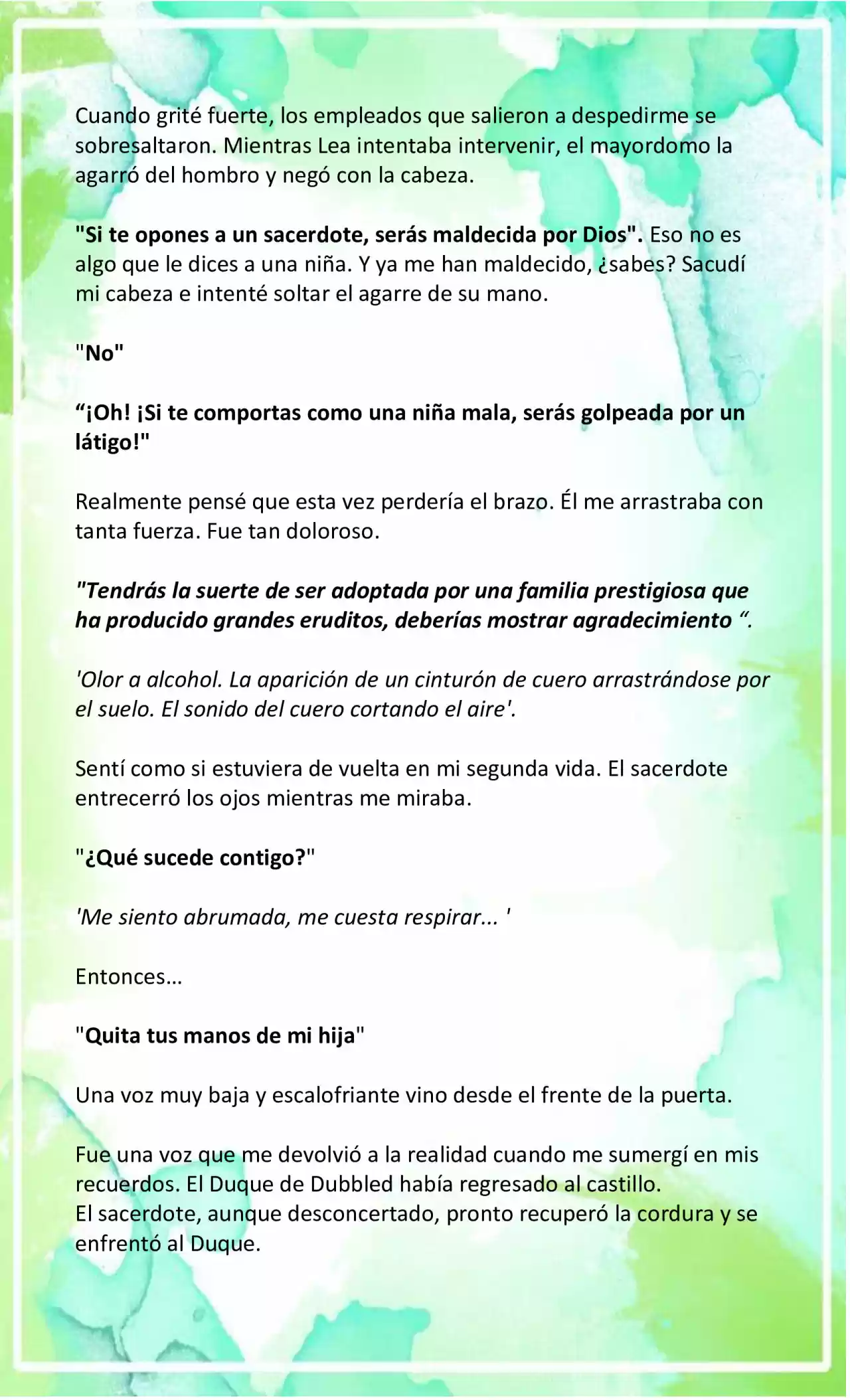 LA BEBE QUE CRIA UN VILLANO (Novela) - Capítulo 13 - Página 9 - LectorTMOo