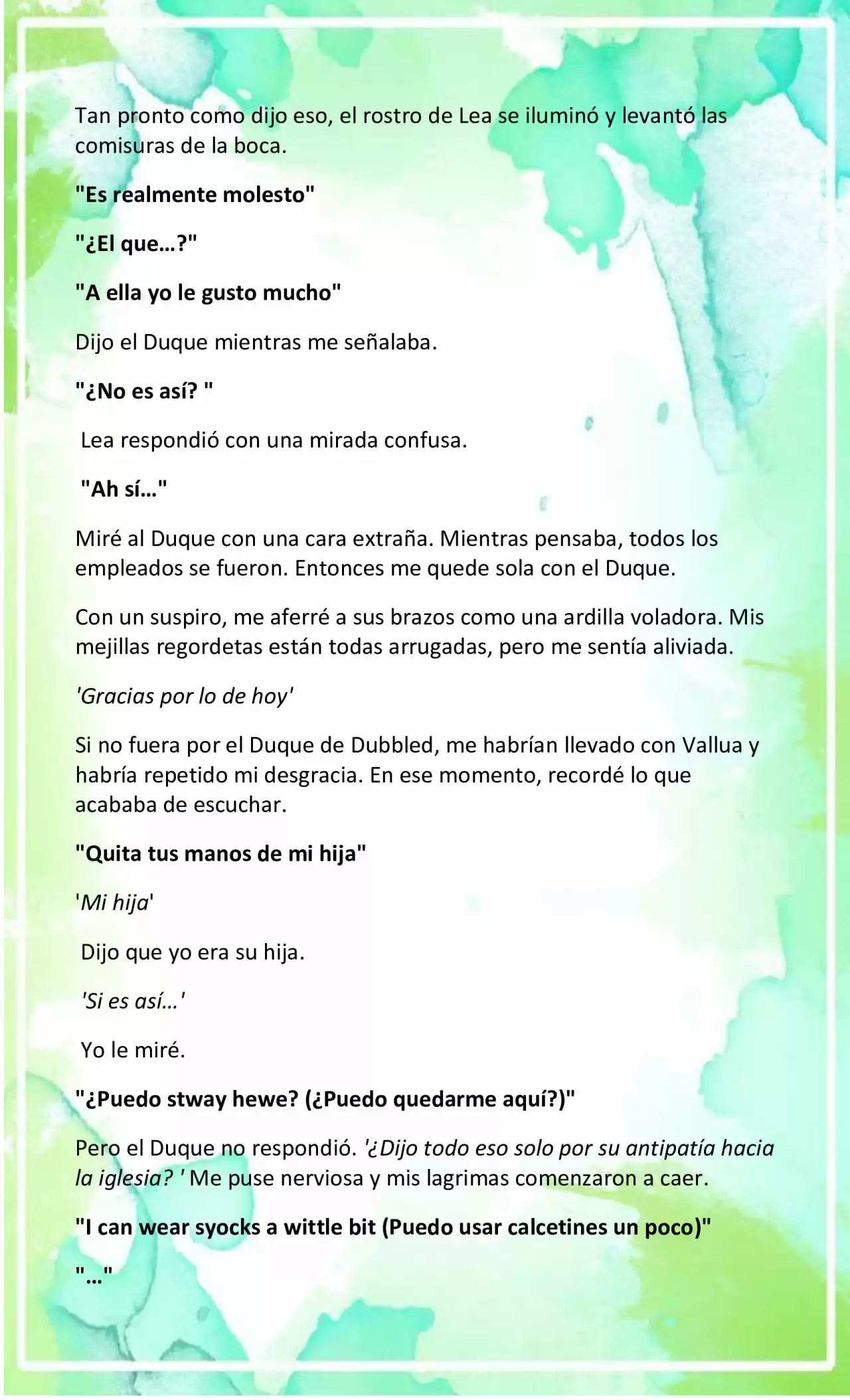 LA BEBE QUE CRIA UN VILLANO (Novela) - Capítulo 14 - Página 4 - LectorTMOo