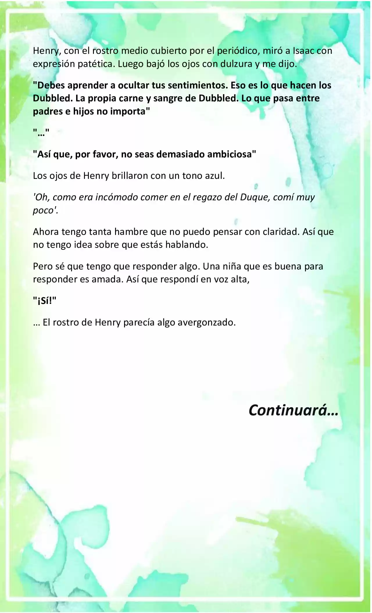 LA BEBE QUE CRIA UN VILLANO (Novela) - Capítulo 15 - Página 9 - LectorTMOo