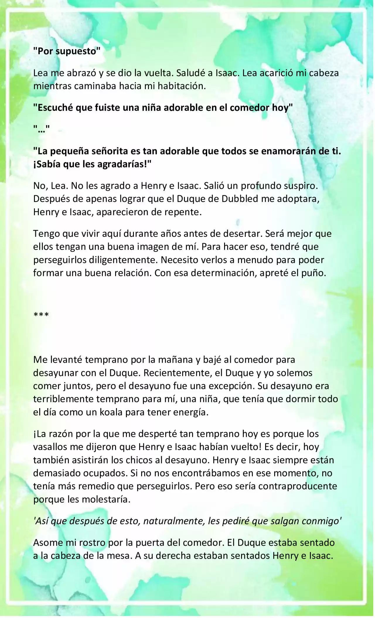 LA BEBE QUE CRIA UN VILLANO (Novela) - Capítulo 16 - Página 6 - LectorTMOo