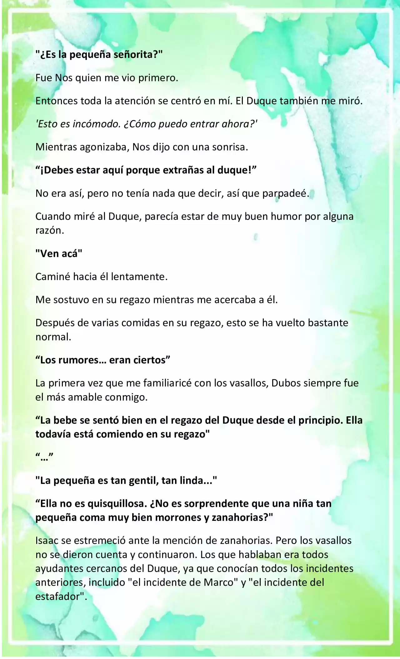 LA BEBE QUE CRIA UN VILLANO (Novela) - Capítulo 16 - Página 7 - LectorTMOo
