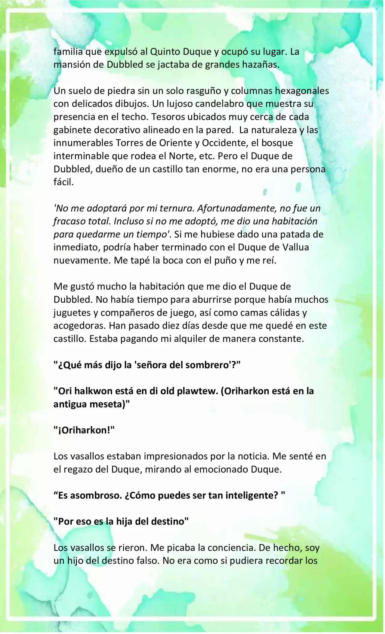 LA BEBE QUE CRIA UN VILLANO (Novela) - Capítulo 2 - Página 6 - LectorTMOo