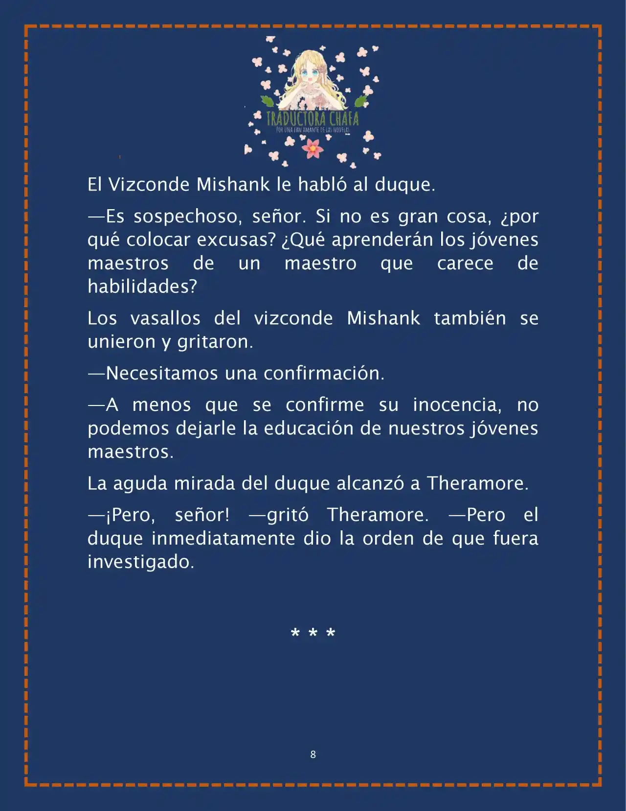 LA BEBE QUE CRIA UN VILLANO (Novela) - Capítulo 20 - Página 10 - LectorTMOo