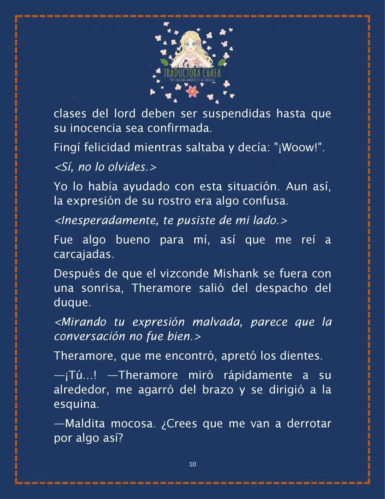 LA BEBE QUE CRIA UN VILLANO (Novela) - Capítulo 20 - Página 12 - LectorTMOo