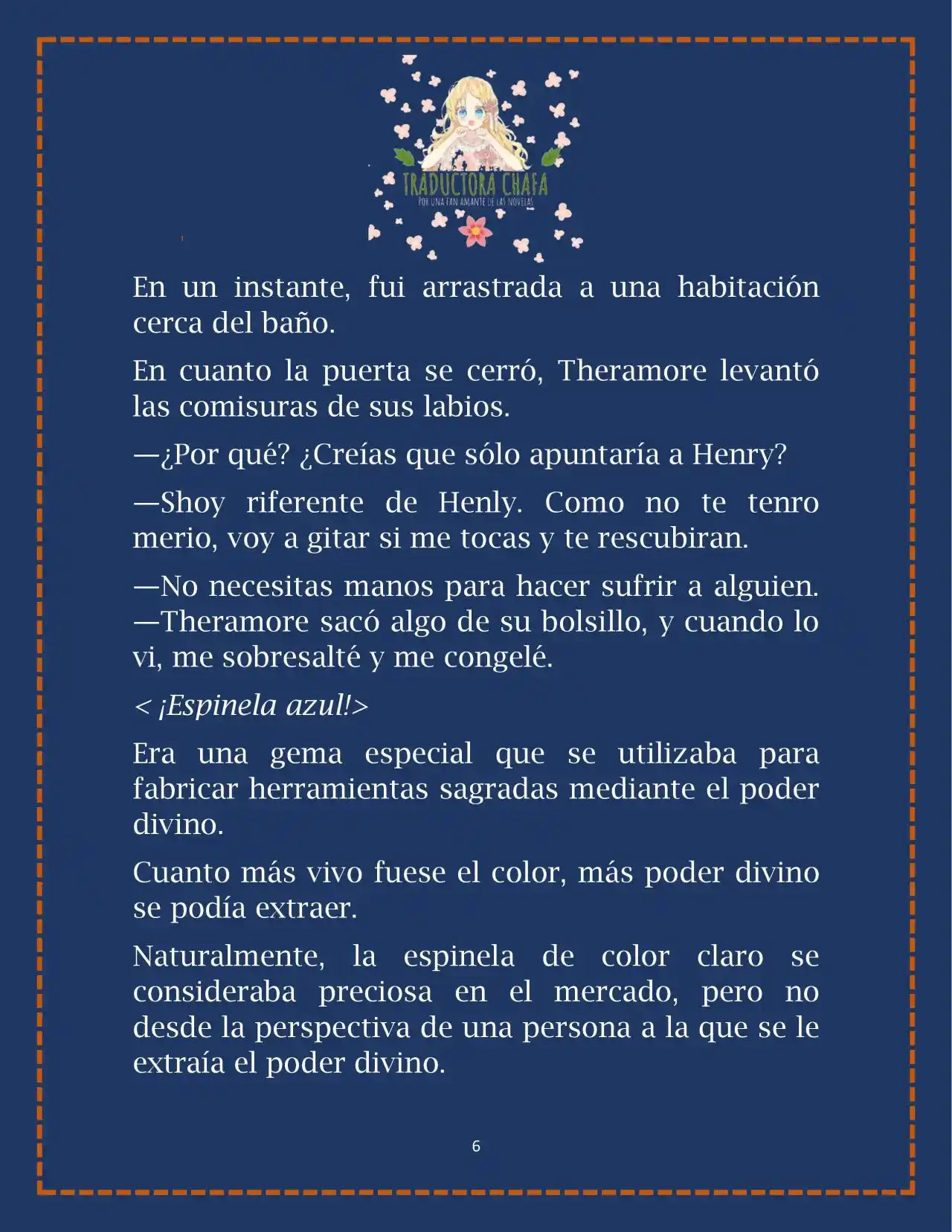 LA BEBE QUE CRIA UN VILLANO (Novela) - Capítulo 21 - Página 8 - LectorTMOo
