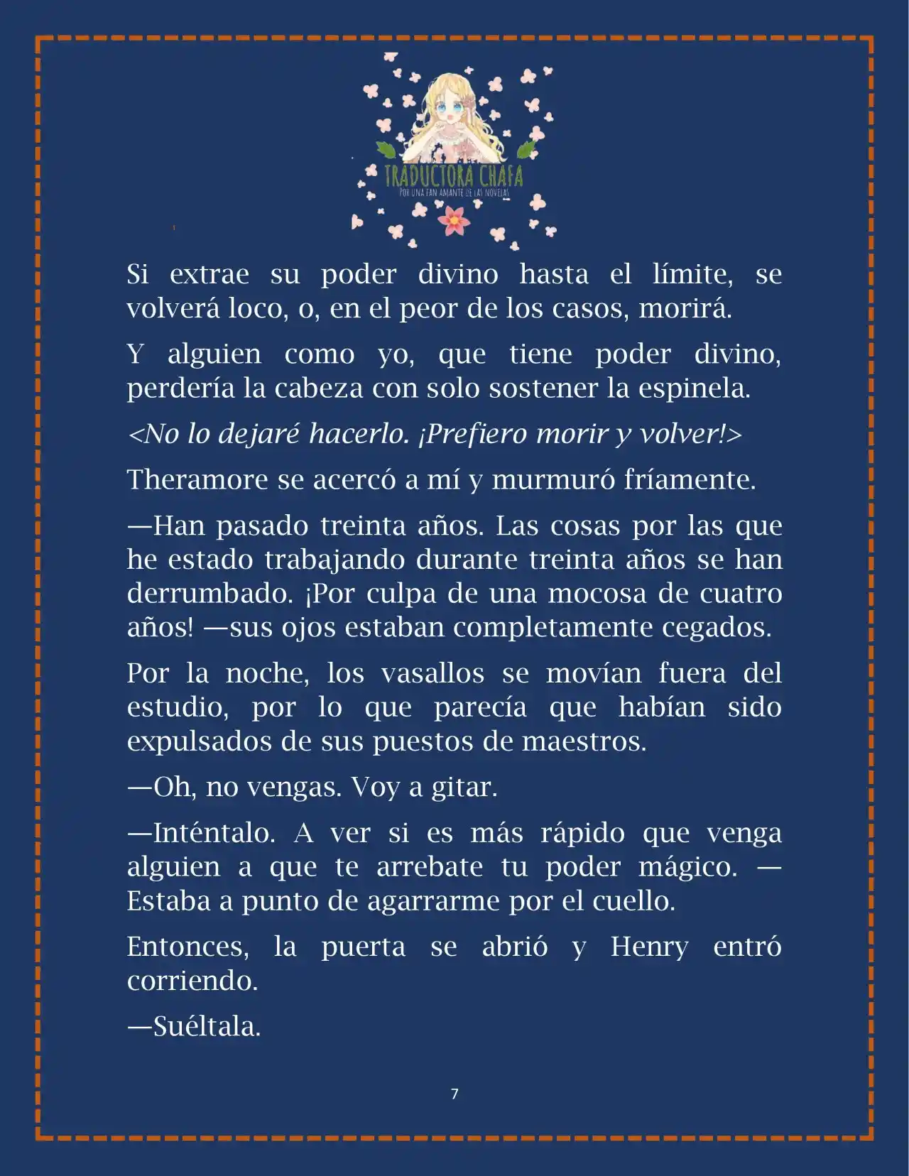 LA BEBE QUE CRIA UN VILLANO (Novela) - Capítulo 21 - Página 9 - LectorTMOo