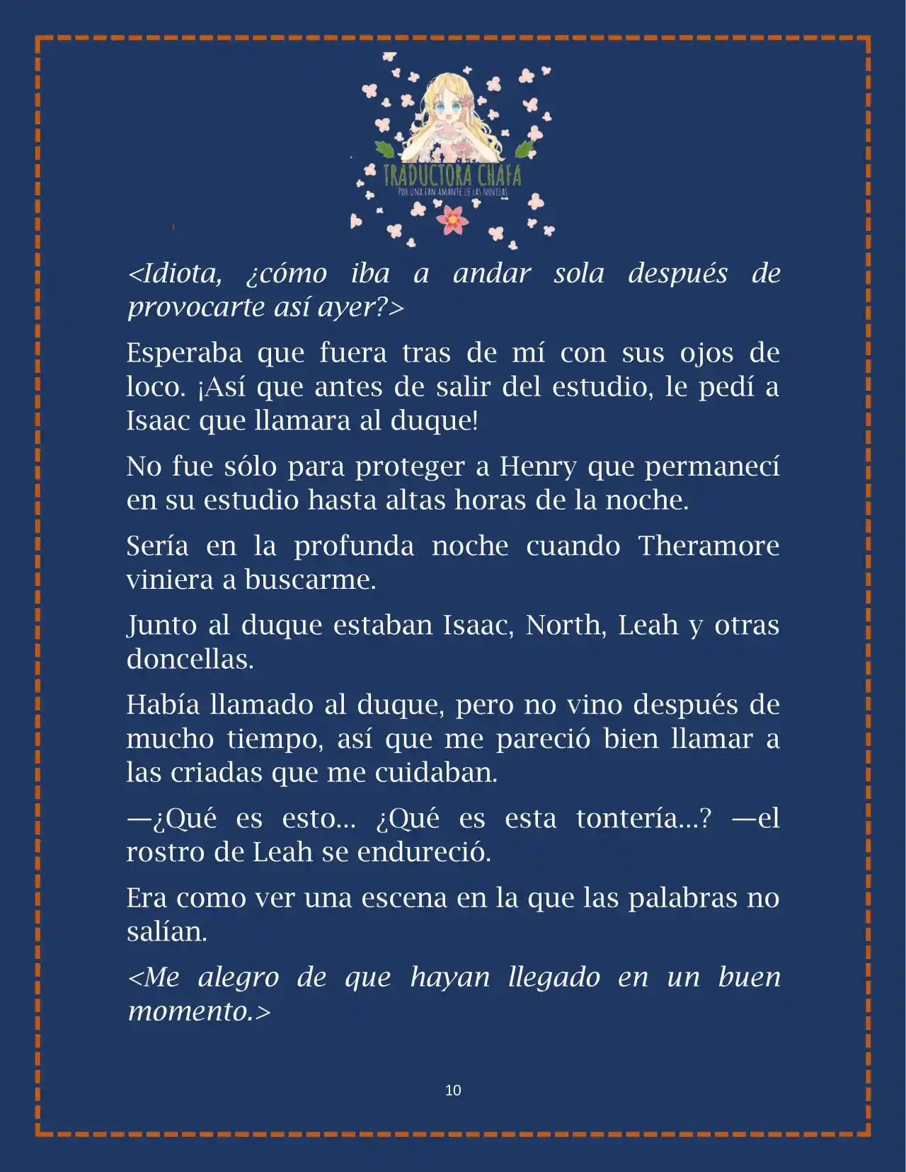 LA BEBE QUE CRIA UN VILLANO (Novela) - Capítulo 21 - Página 12 - LectorTMOo