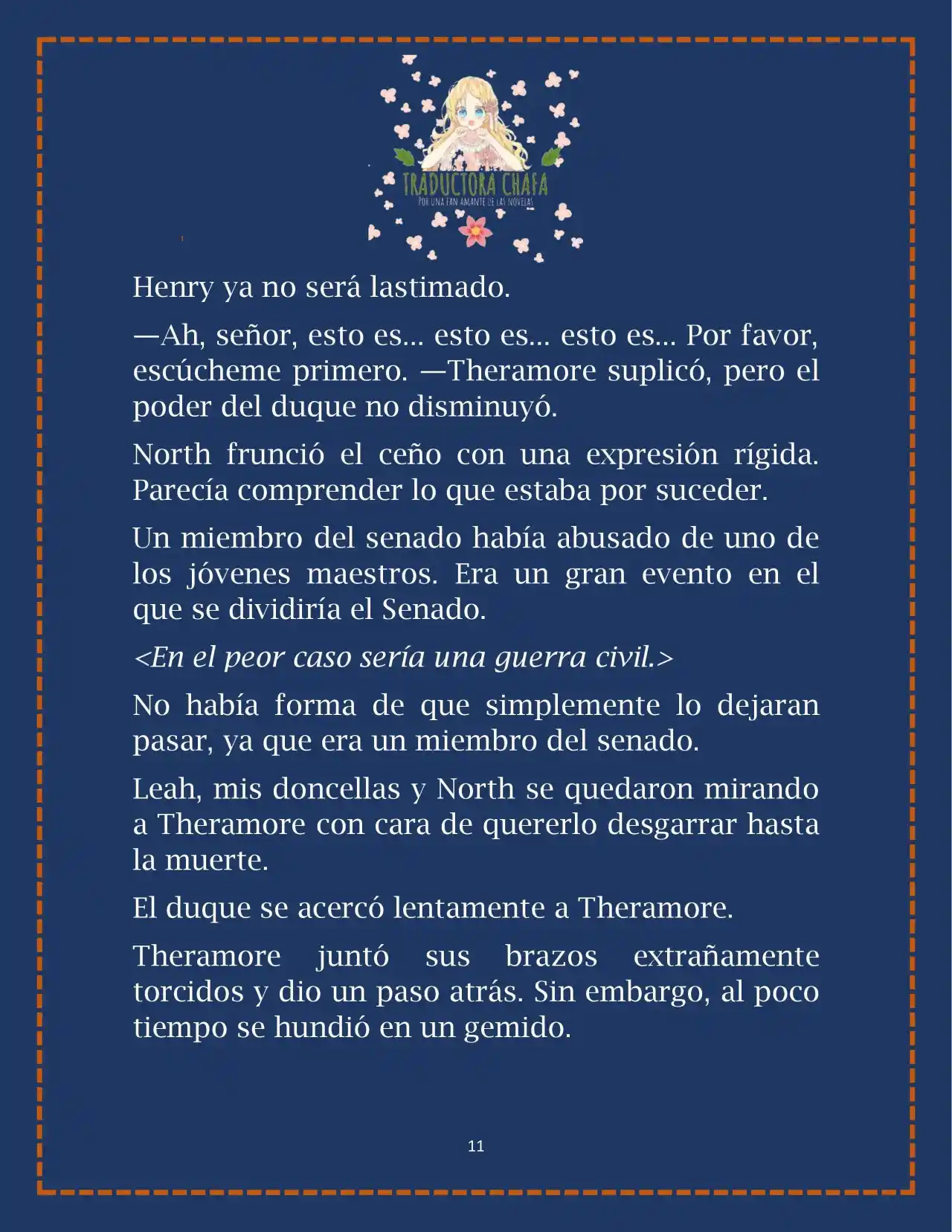 LA BEBE QUE CRIA UN VILLANO (Novela) - Capítulo 21 - Página 13 - LectorTMOo