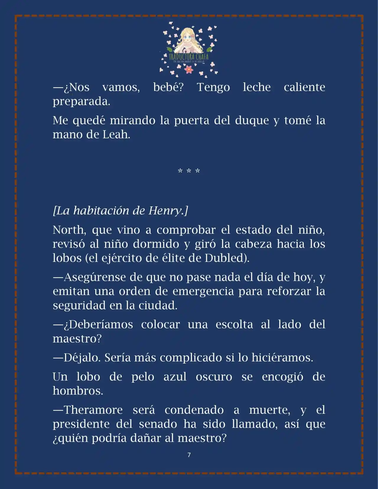 LA BEBE QUE CRIA UN VILLANO (Novela) - Capítulo 22 - Página 9 - LectorTMOo