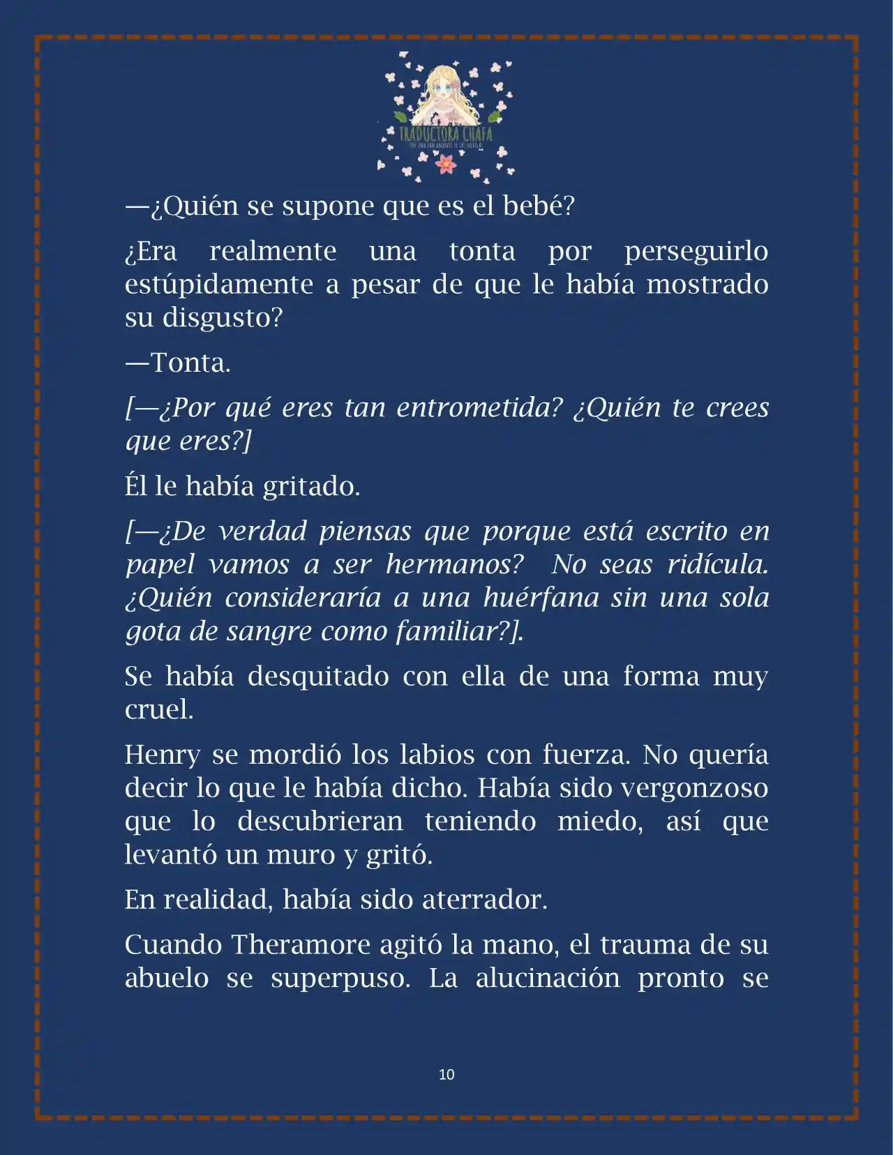 LA BEBE QUE CRIA UN VILLANO (Novela) - Capítulo 22 - Página 12 - LectorTMOo