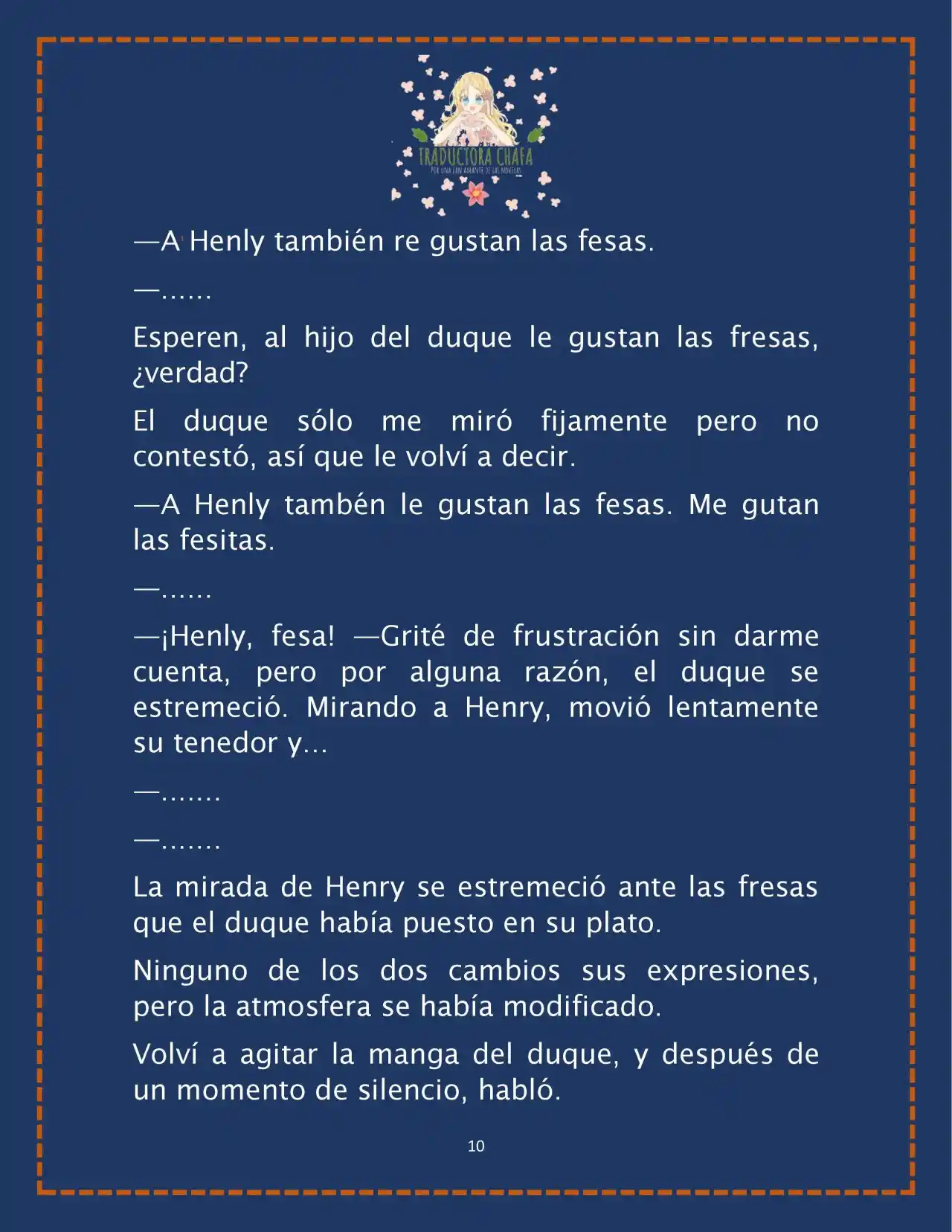 LA BEBE QUE CRIA UN VILLANO (Novela) - Capítulo 23 - Página 12 - LectorTMOo