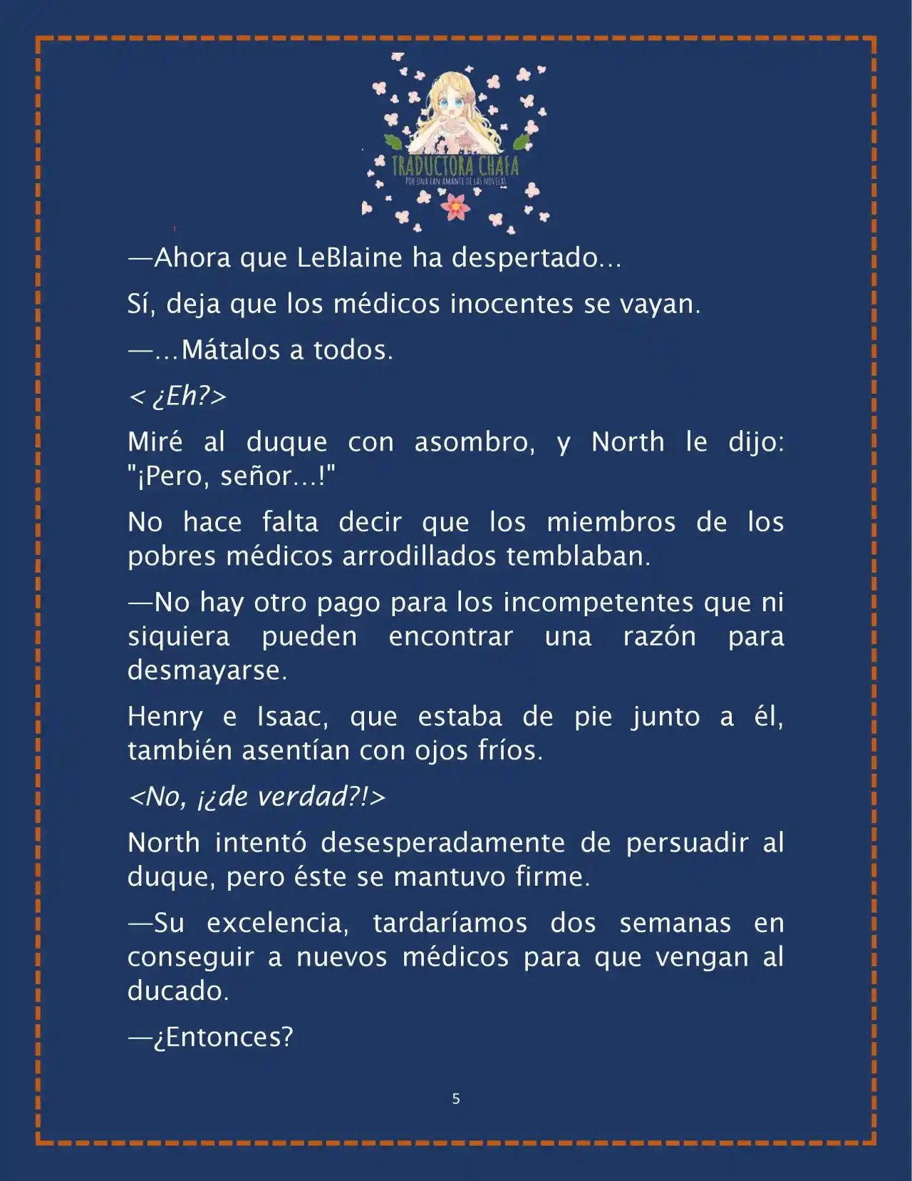 LA BEBE QUE CRIA UN VILLANO (Novela) - Capítulo 24 - Página 7 - LectorTMOo