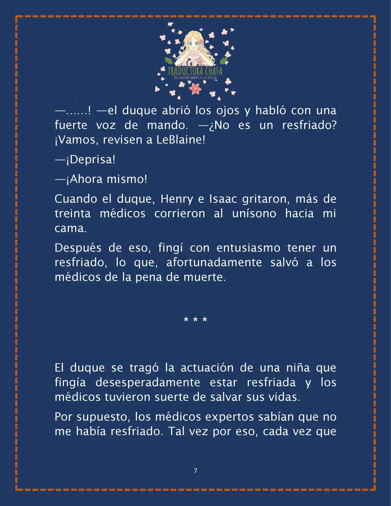LA BEBE QUE CRIA UN VILLANO (Novela) - Capítulo 24 - Página 9 - LectorTMOo