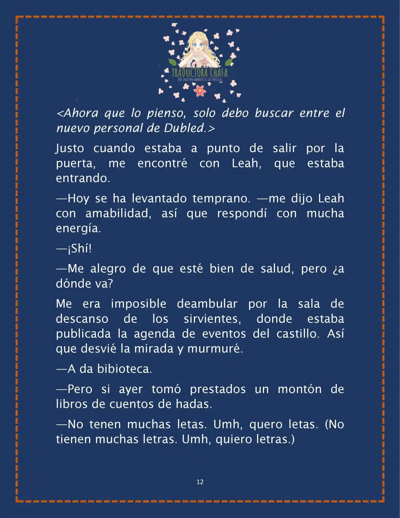 LA BEBE QUE CRIA UN VILLANO (Novela) - Capítulo 24 - Página 14 - LectorTMOo