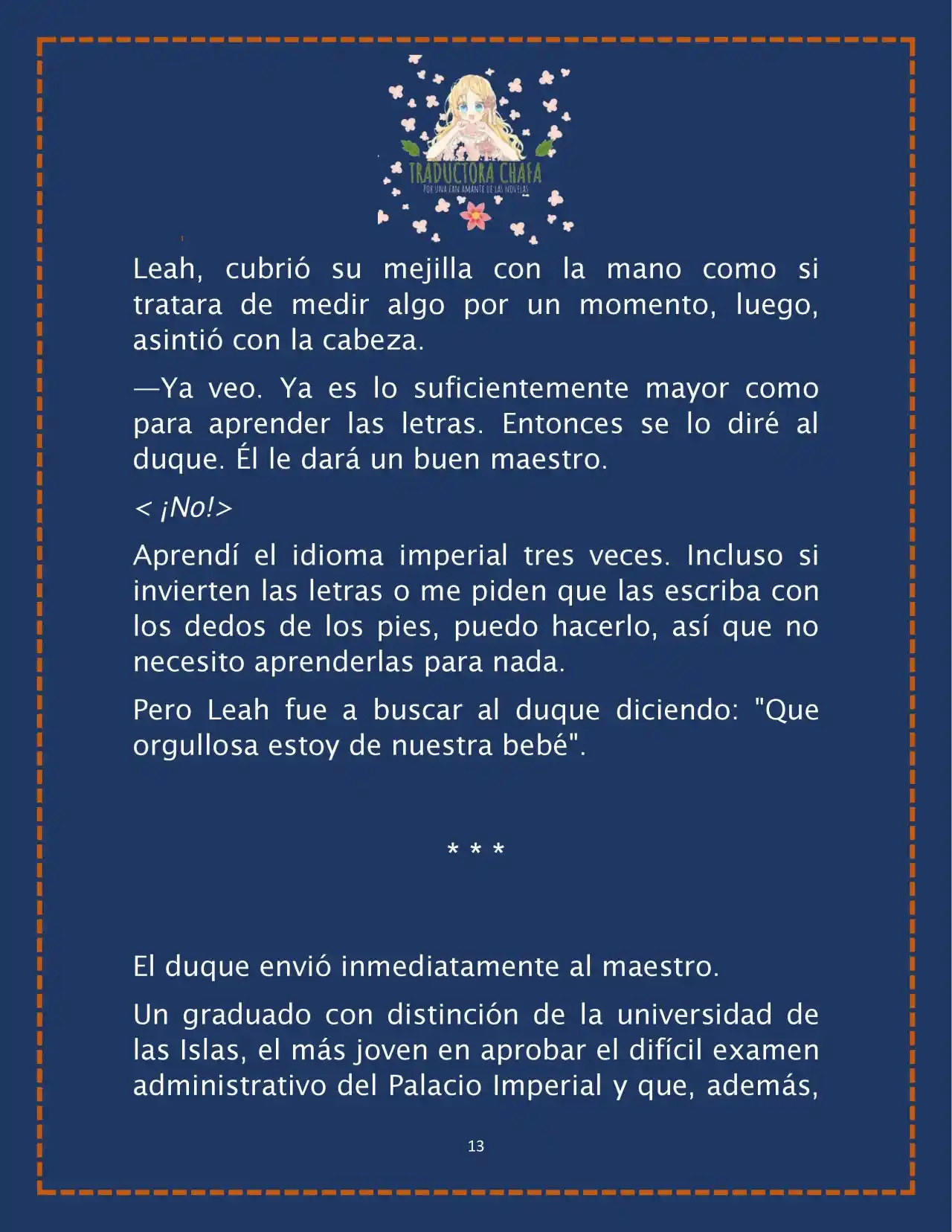LA BEBE QUE CRIA UN VILLANO (Novela) - Capítulo 24 - Página 15 - LectorTMOo