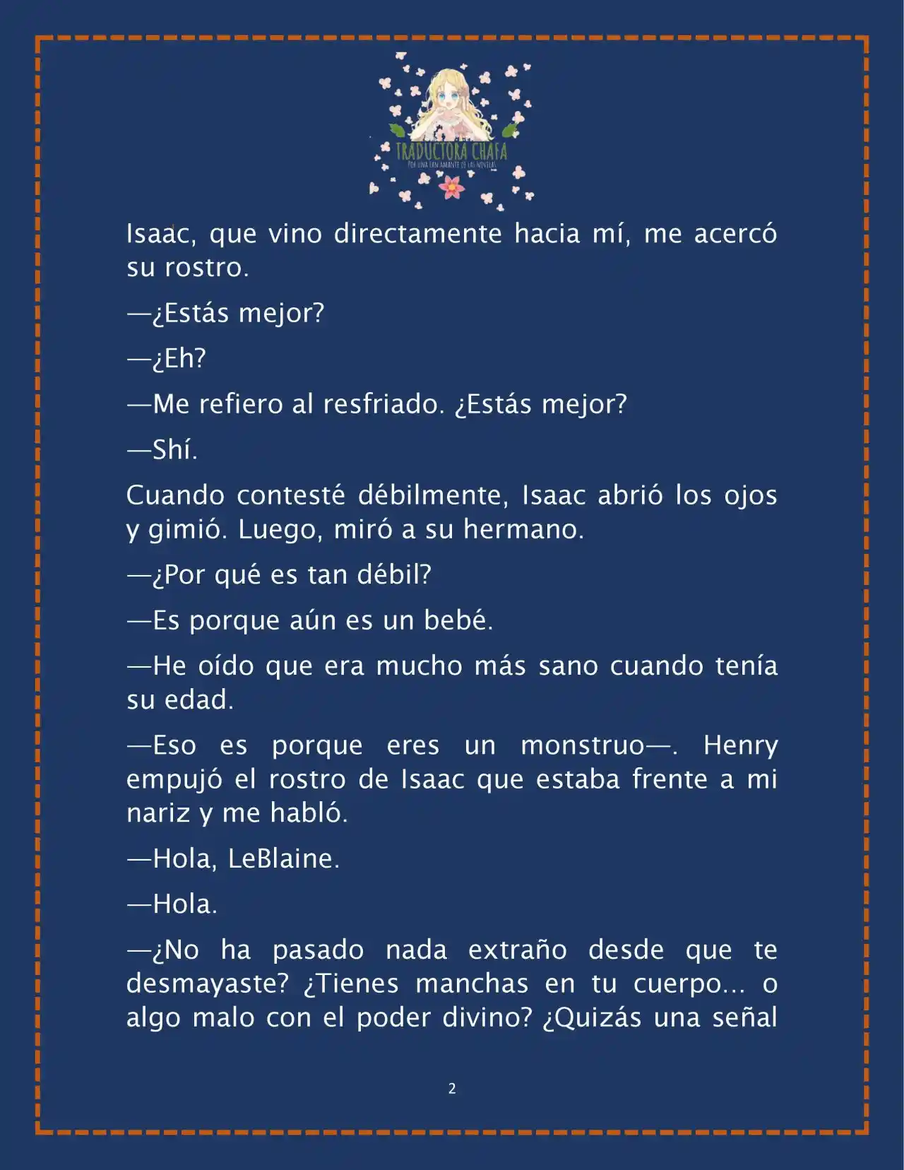LA BEBE QUE CRIA UN VILLANO (Novela) - Capítulo 25 - Página 4 - LectorTMOo