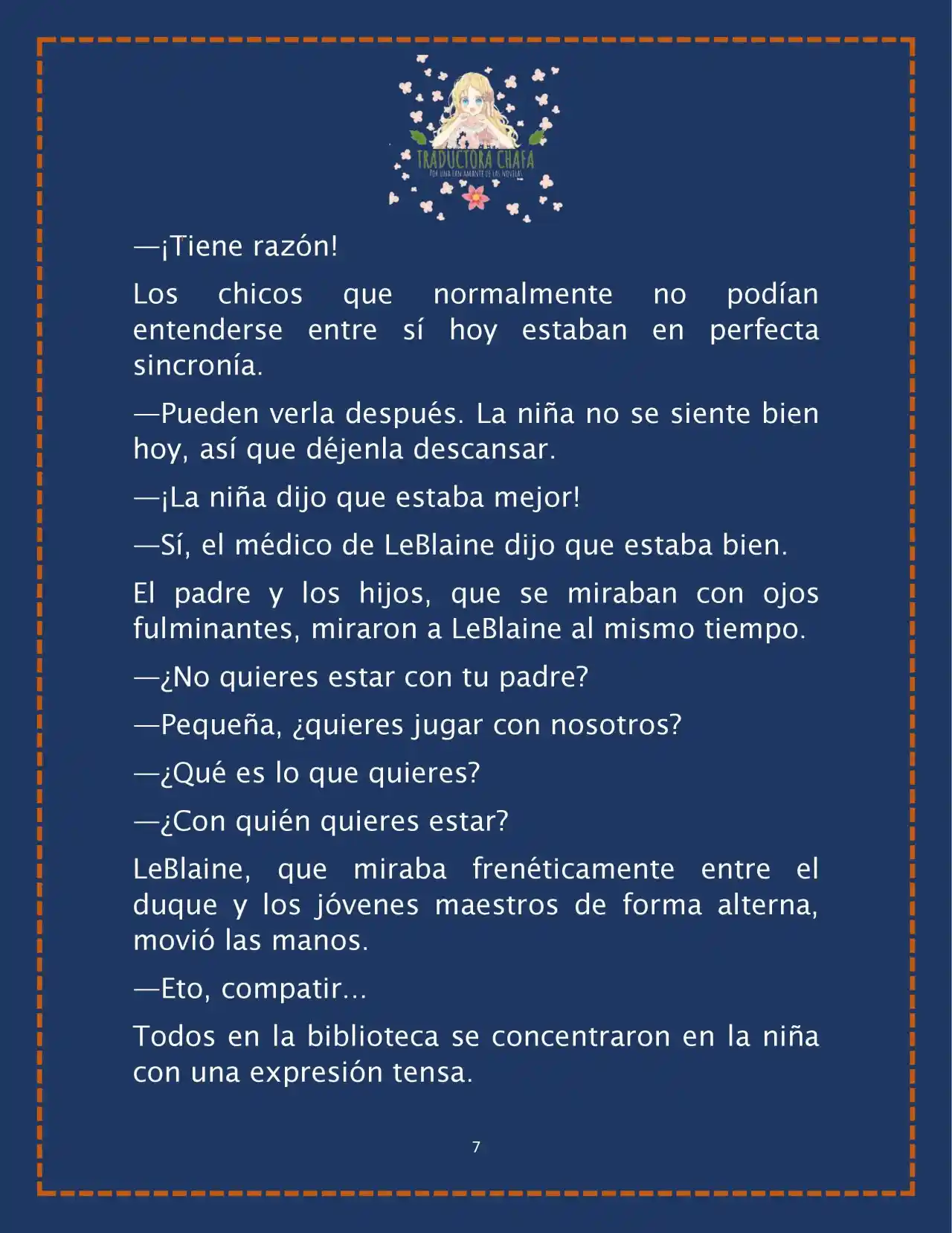 LA BEBE QUE CRIA UN VILLANO (Novela) - Capítulo 25 - Página 9 - LectorTMOo
