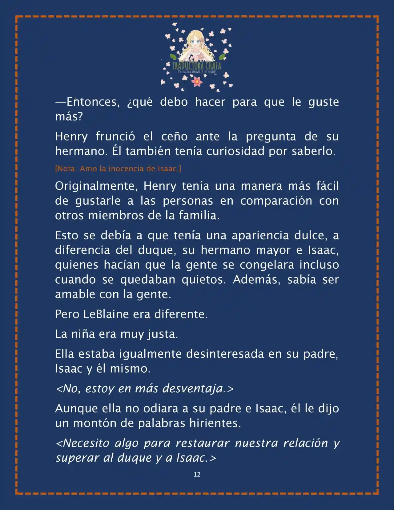 LA BEBE QUE CRIA UN VILLANO (Novela) - Capítulo 25 - Página 14 - LectorTMOo