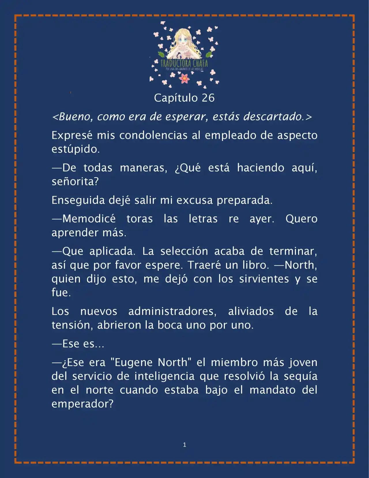 LA BEBE QUE CRIA UN VILLANO (Novela) - Capítulo 26 - Página 3 - LectorTMOo
