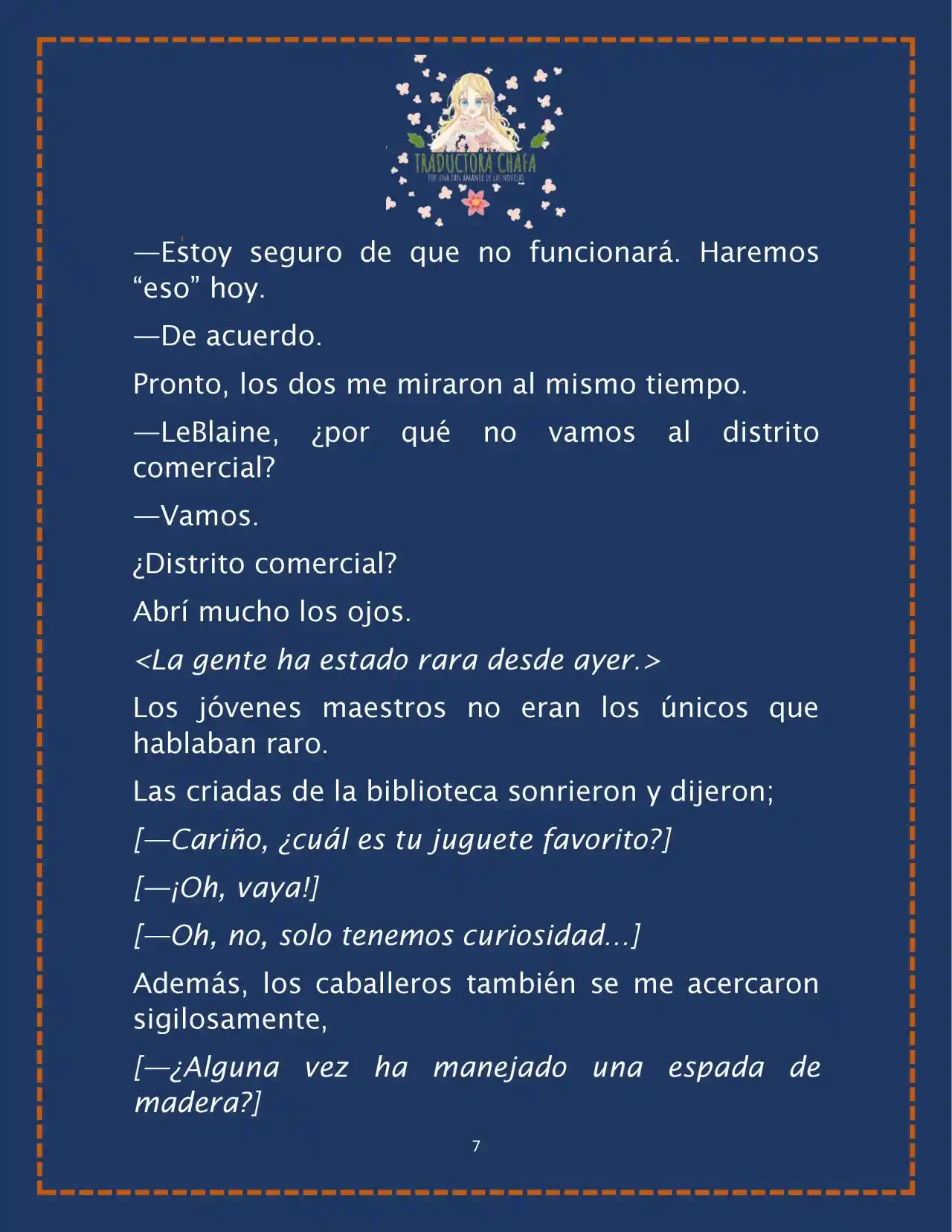 LA BEBE QUE CRIA UN VILLANO (Novela) - Capítulo 26 - Página 9 - LectorTMOo