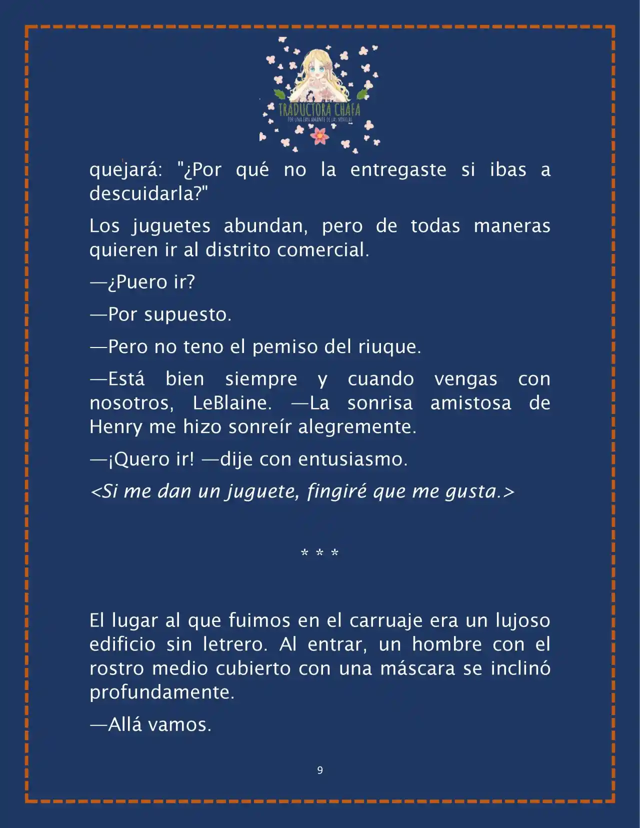 LA BEBE QUE CRIA UN VILLANO (Novela) - Capítulo 26 - Página 11 - LectorTMOo