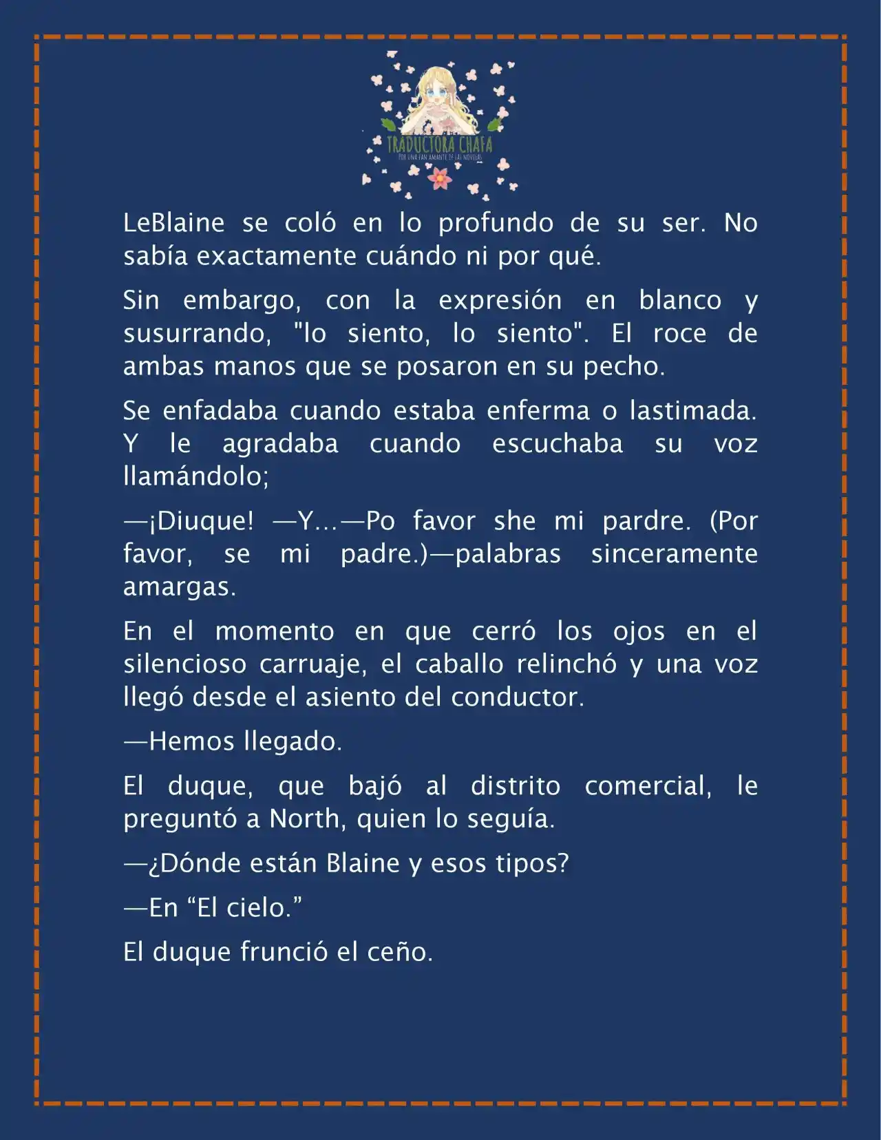 LA BEBE QUE CRIA UN VILLANO (Novela) - Capítulo 27 - Página 13 - LectorTMOo