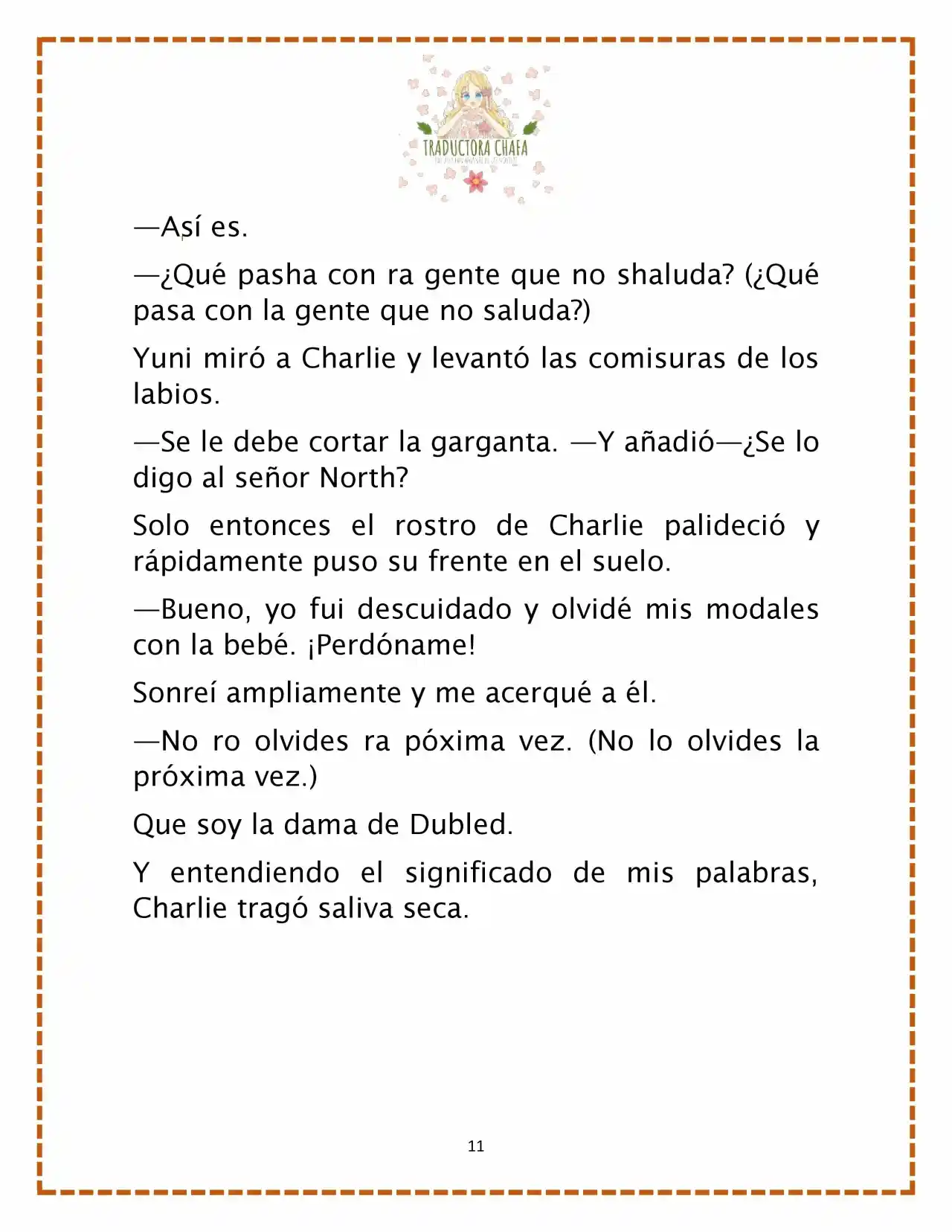 LA BEBE QUE CRIA UN VILLANO (Novela) - Capítulo 28 - Página 13 - LectorTMOo