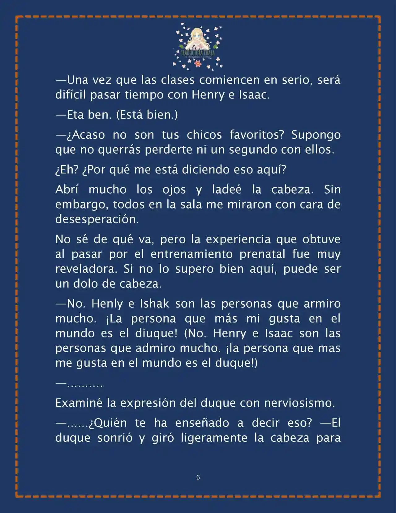 LA BEBE QUE CRIA UN VILLANO (Novela) - Capítulo 29 - Página 8 - LectorTMOo