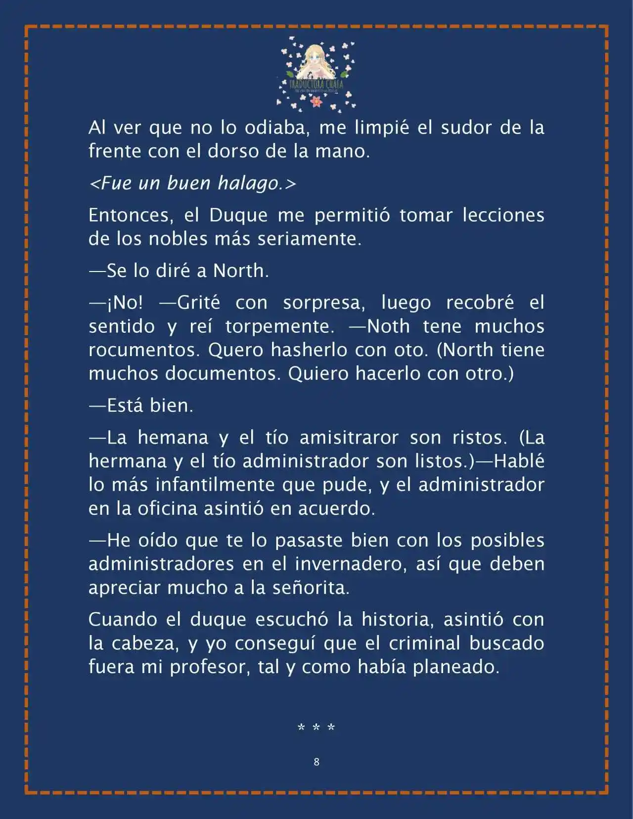 LA BEBE QUE CRIA UN VILLANO (Novela) - Capítulo 29 - Página 10 - LectorTMOo