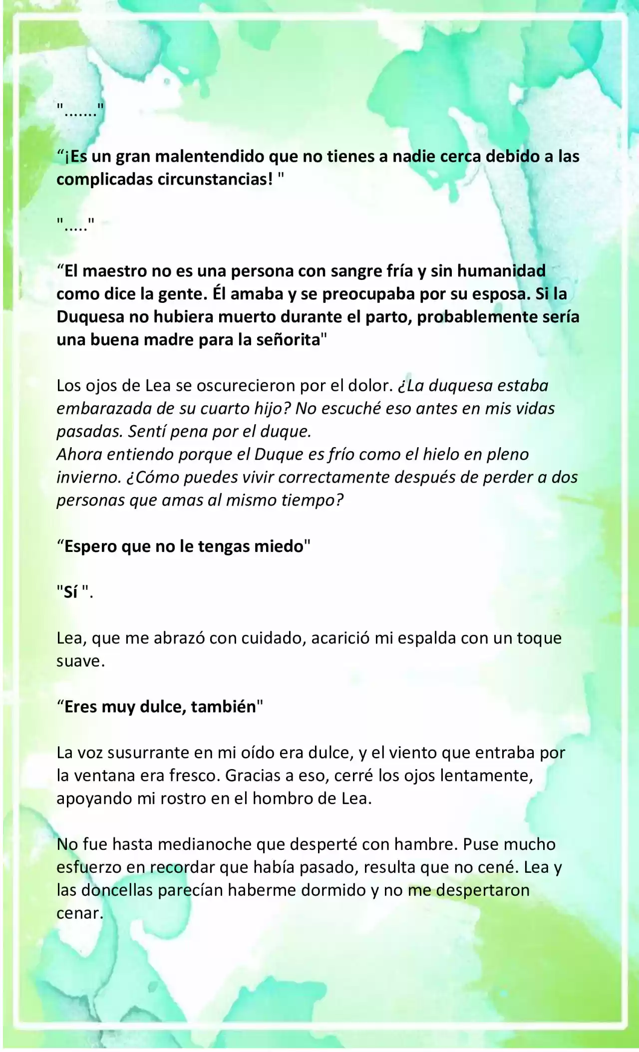 LA BEBE QUE CRIA UN VILLANO (Novela) - Capítulo 3 - Página 7 - LectorTMOo