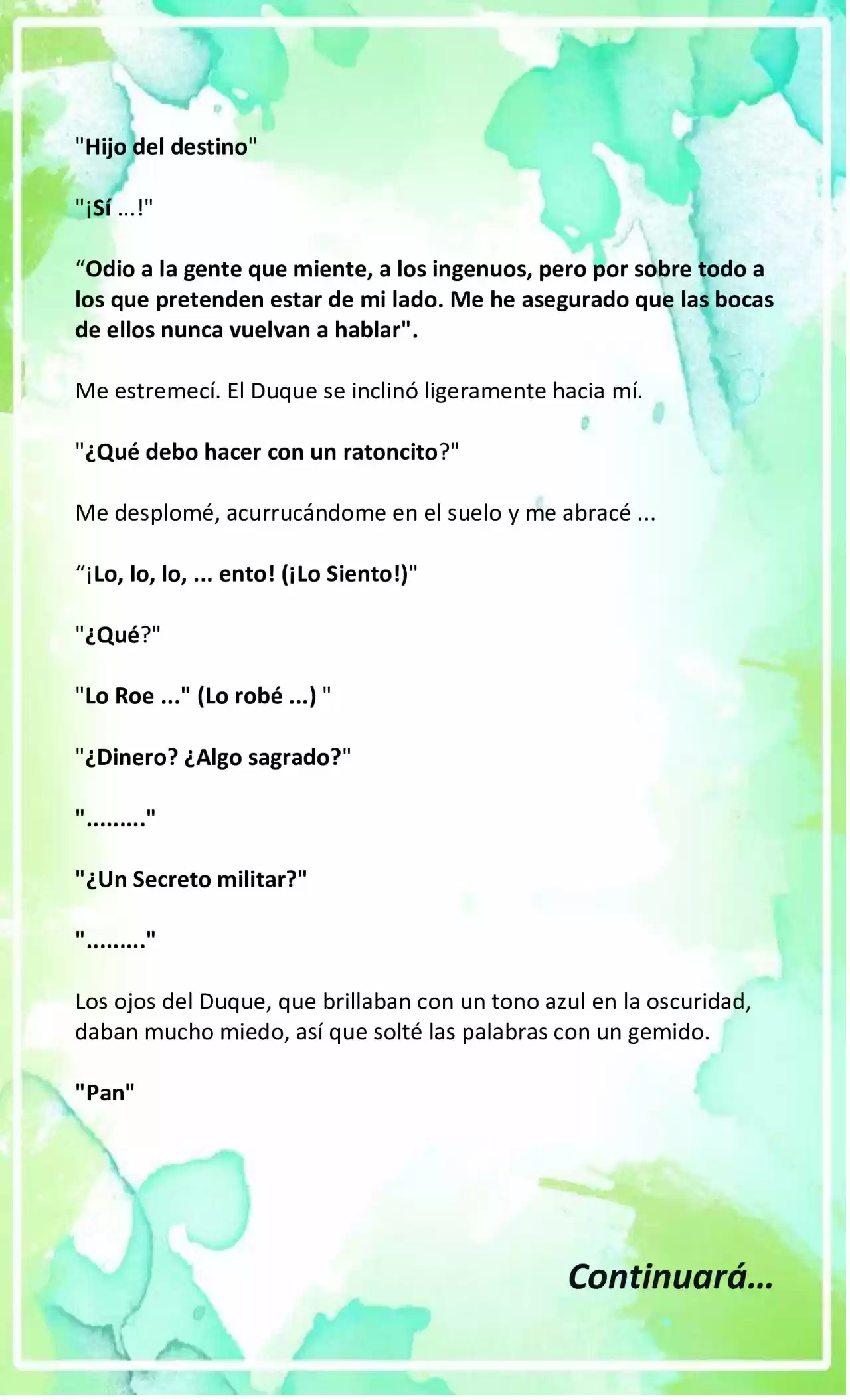 LA BEBE QUE CRIA UN VILLANO (Novela) - Capítulo 3 - Página 9 - LectorTMOo